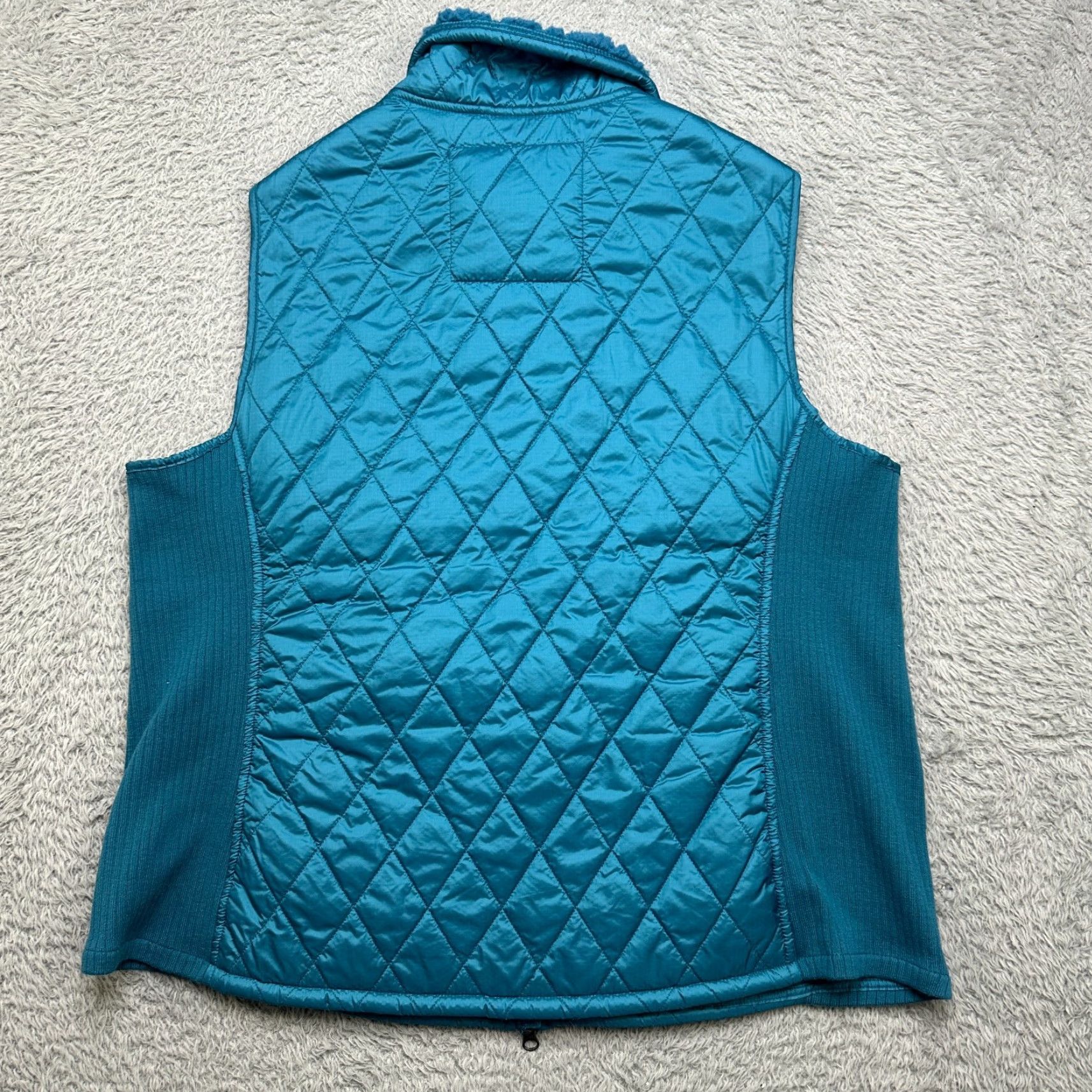 Vintage L.L. Bean Vest Womens 1X Blue Quilted Stretch Warm Insulated Vest Size XL / US 12-14 / IT 48-50 - 3 Thumbnail