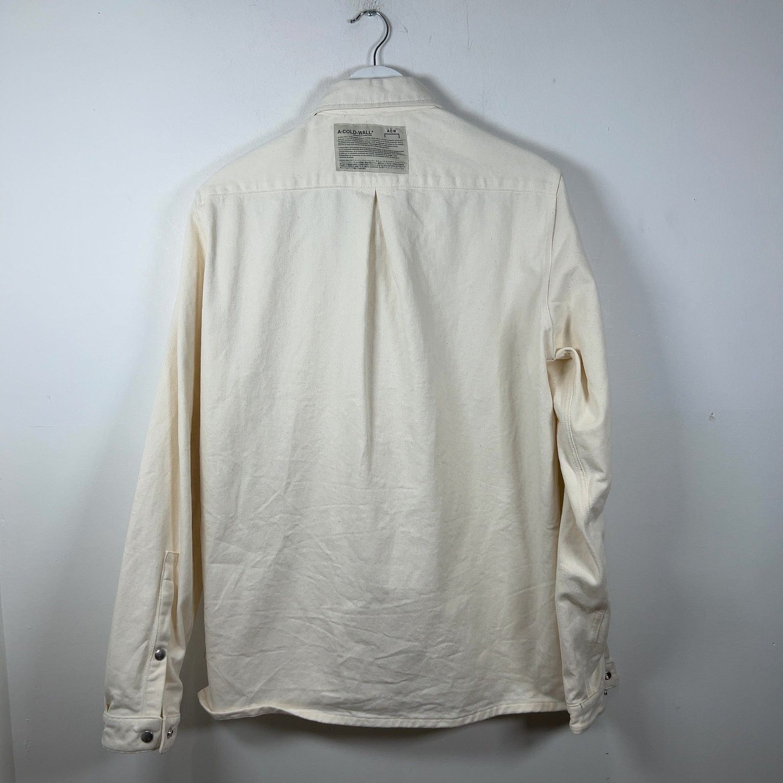 A-COLD-WALL* A-Cold-Wall Canvas Button-Up Shirt Size US XXL / EU 58 / 5 - 4 Thumbnail