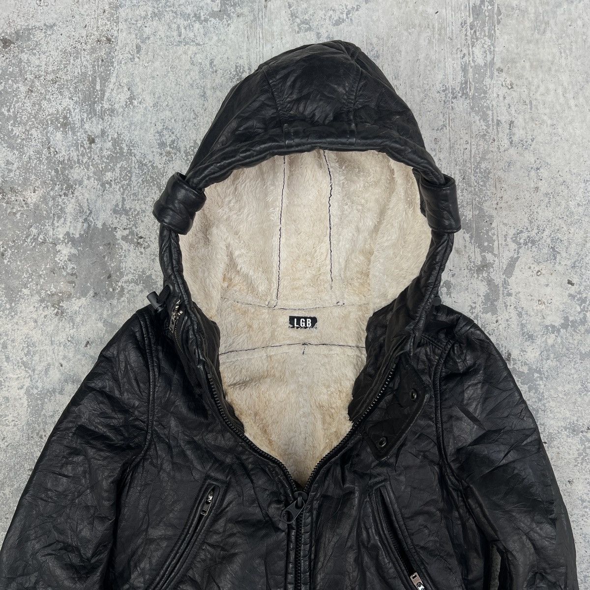 If Six Was Nine L.G.B Leather Riders Jacket reversable Size XXS / US 00 / IT 34 - 5 Thumbnail