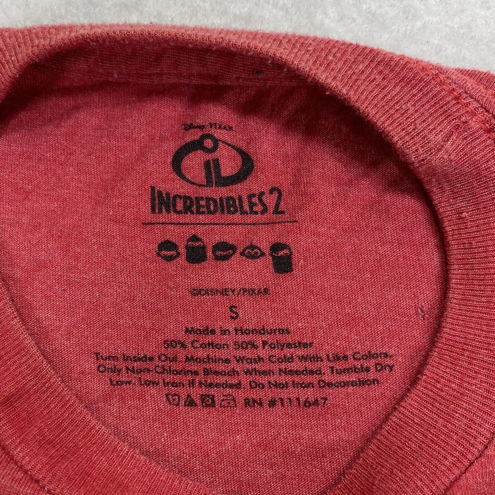 Disney Disney Pixar Incredibles Short Sleeve Graphic Tee Size S / US 4 / IT 40 - 3 Thumbnail