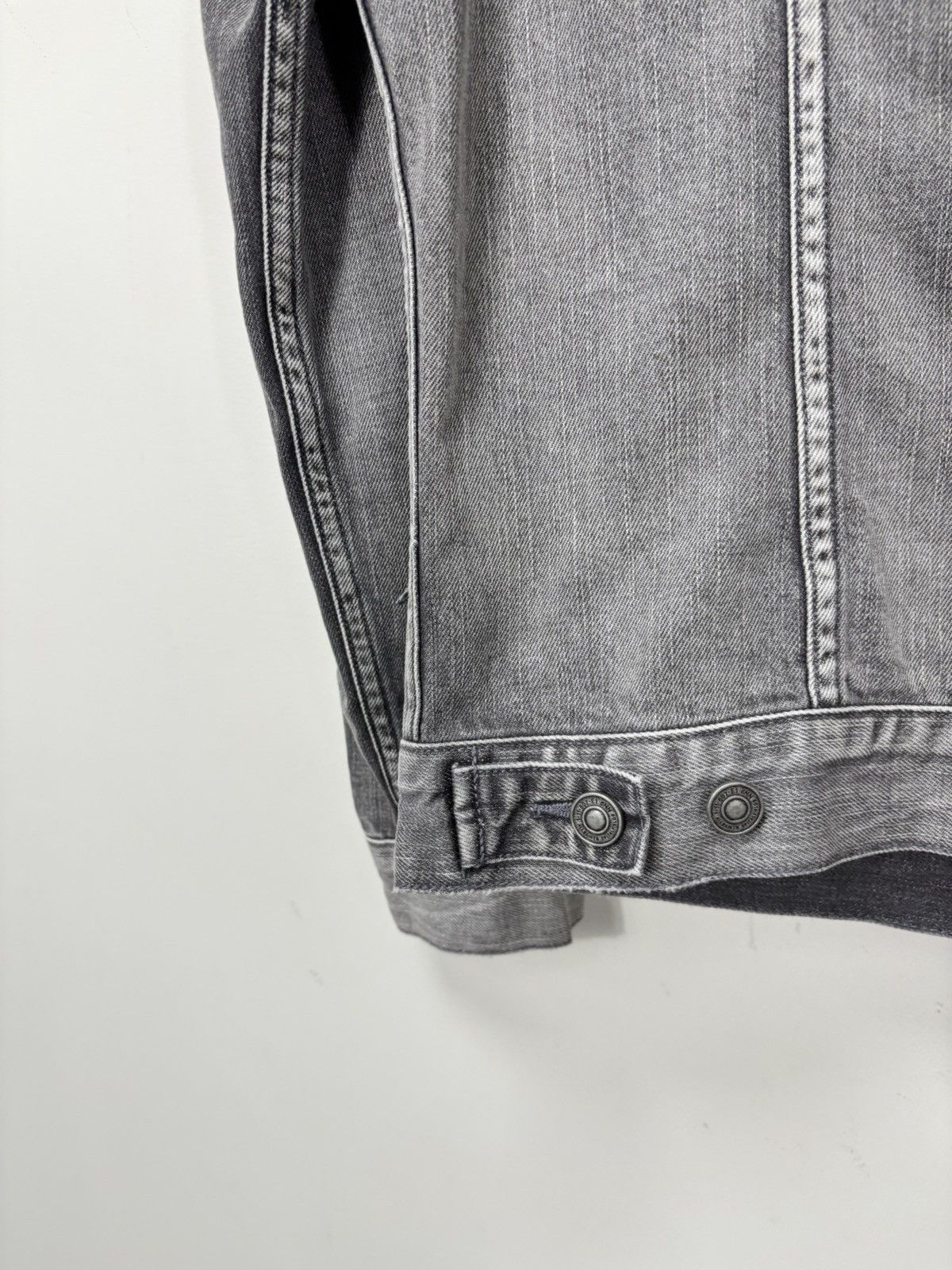 Allsaints AllSaints Men’s Grafton Washed Grey Denim Jacket Size US L / EU 52-54 / 3 - 20 Thumbnail