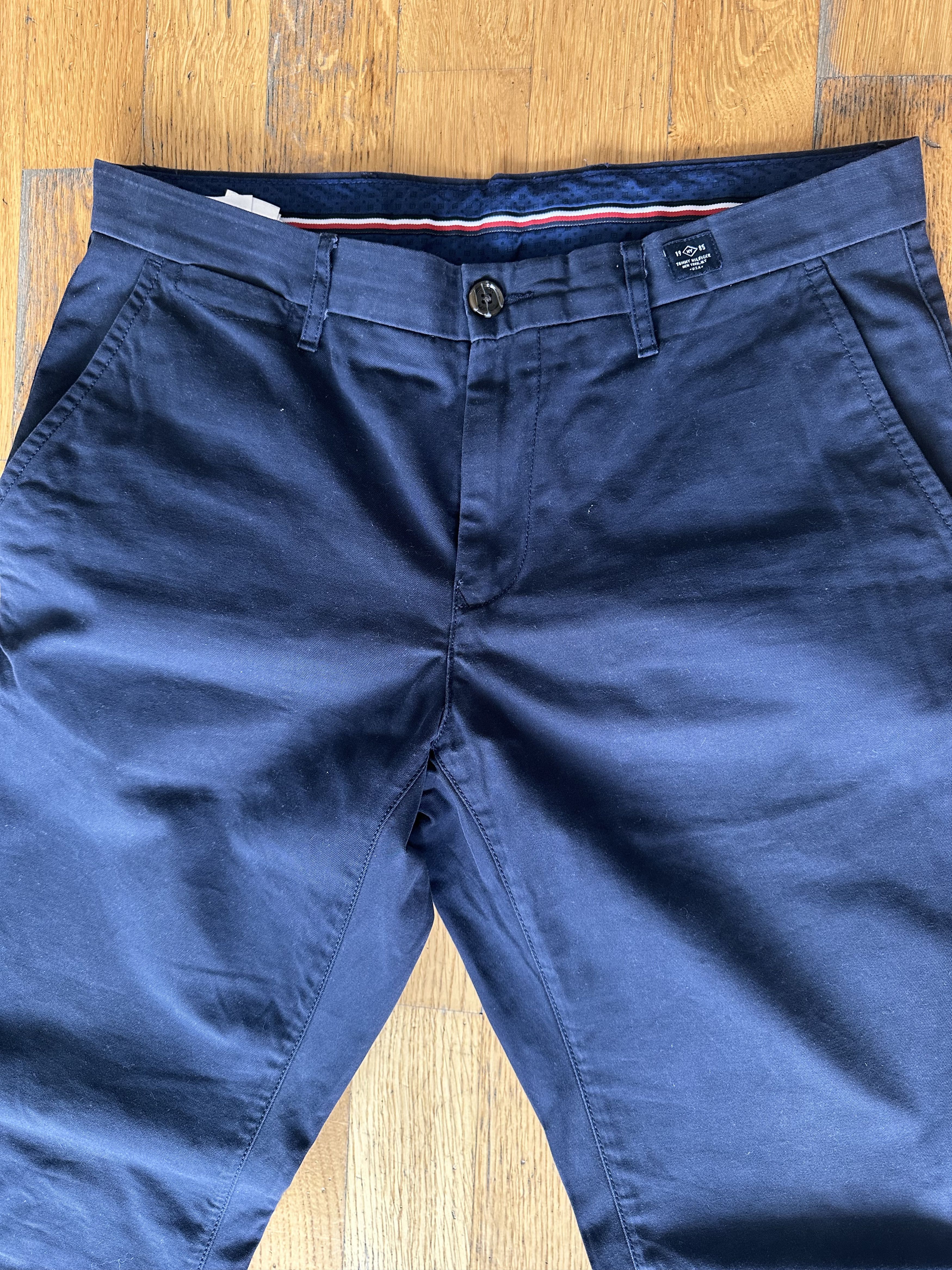 Tommy Hilfiger Tommy Hilfiger Modern Slim Chinos Navy – 33/34 Size US 33 - 2 Thumbnail