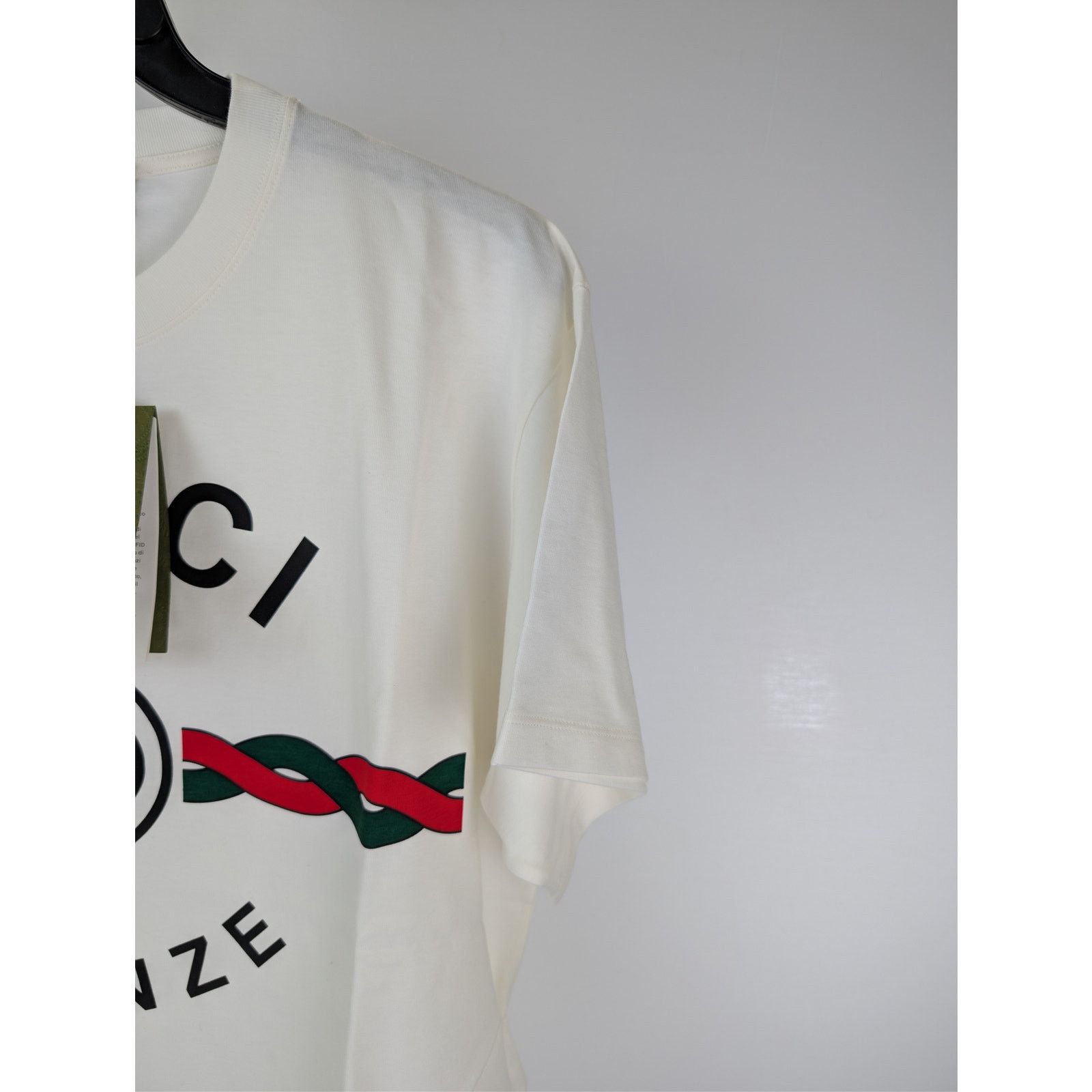 Gucci o1rshd1 Firenze 1921 cotton T-shirt in White Size US M / EU 48-50 / 2 - 5 Thumbnail