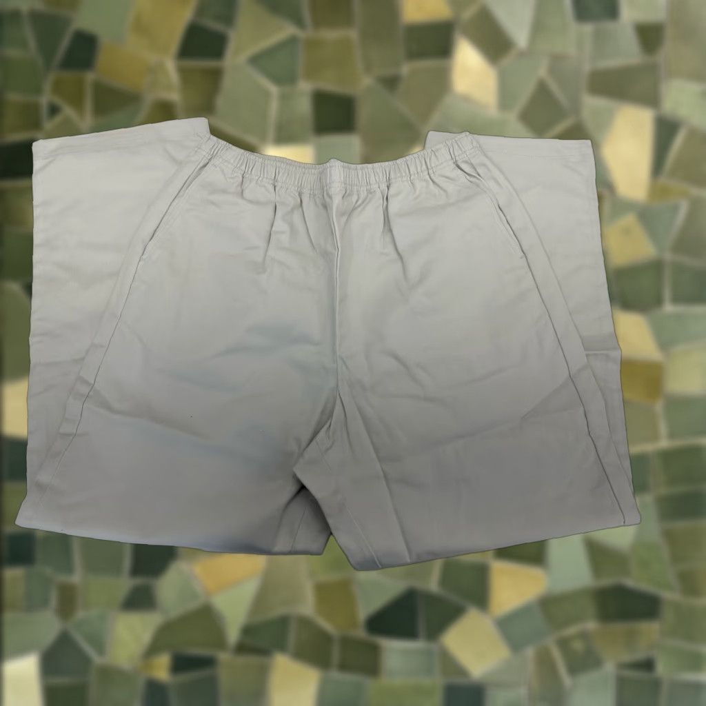 Vintage Appleseed's Womens Pants Petite 16 Stone Elastic Waist Pull On Size 38" / US 16 / IT 52 - 1 Thumbnail