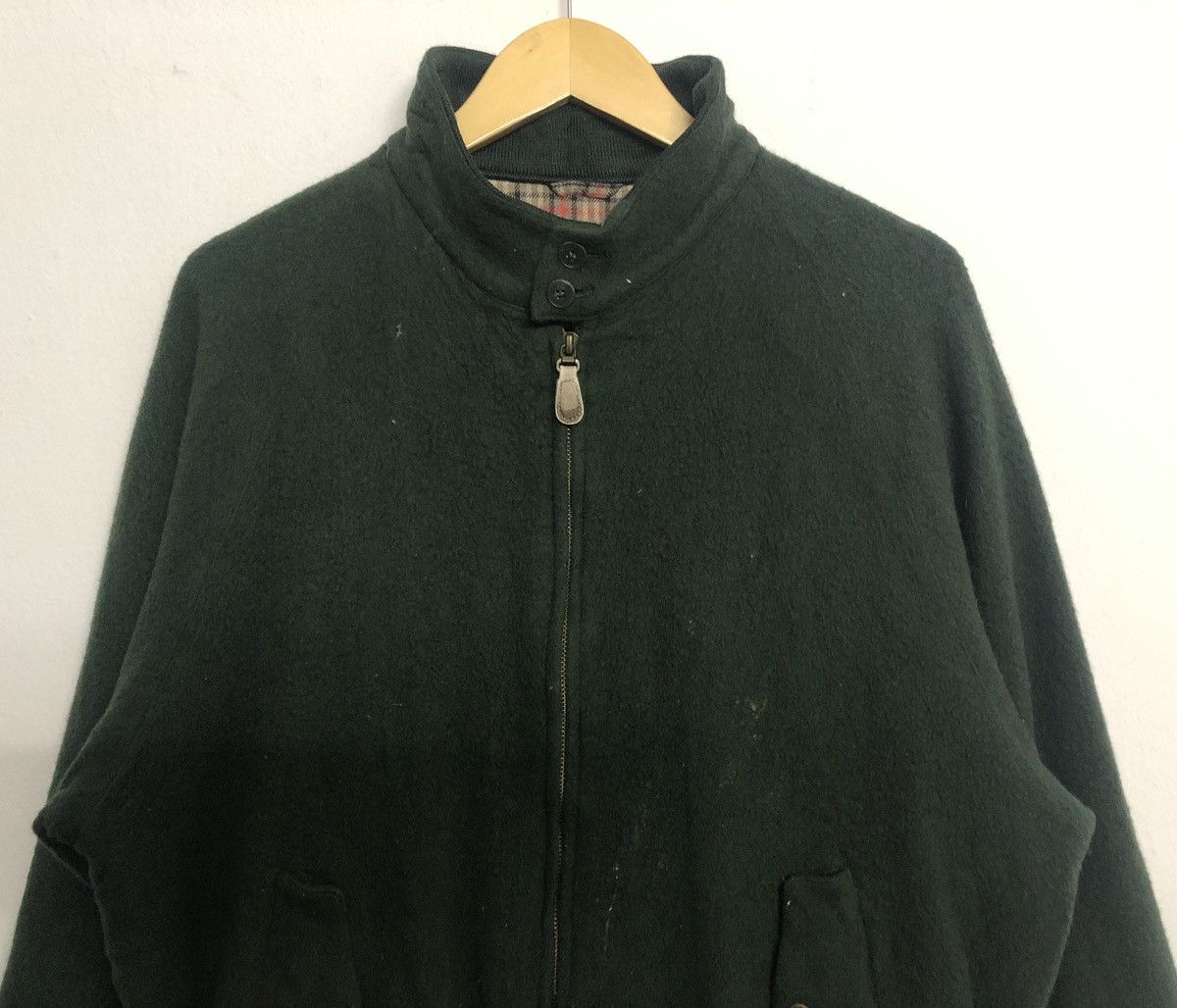 Japanese Brand VINTAGE CLUB Harrington Jacket Lined Wool Bomber Dark Green Size US L / EU 52-54 / 3 - 3 Thumbnail