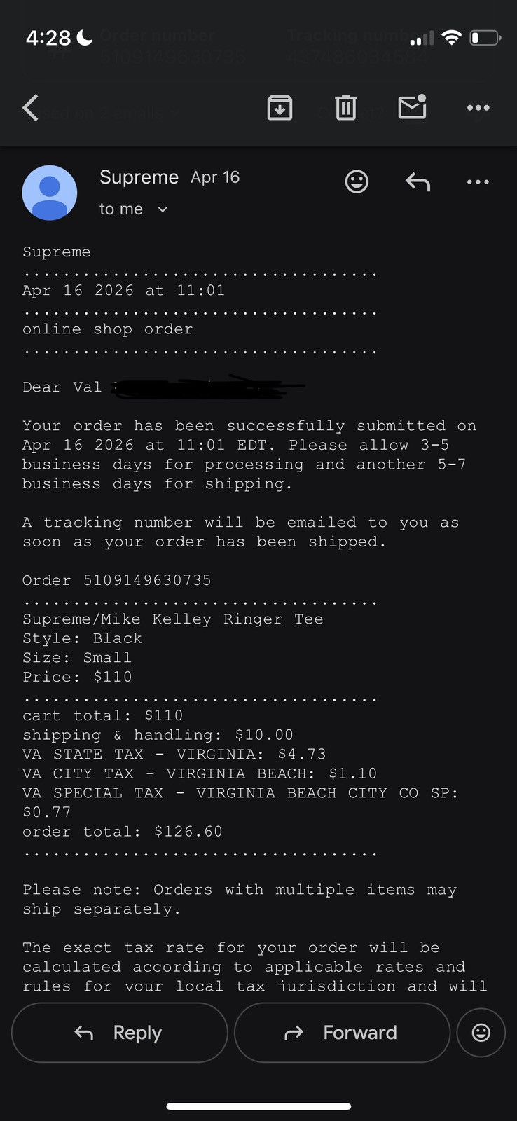 Supreme Supreme Mike Kelly Ringer Tee Size US S / EU 44-46 / 1 - 5 Thumbnail