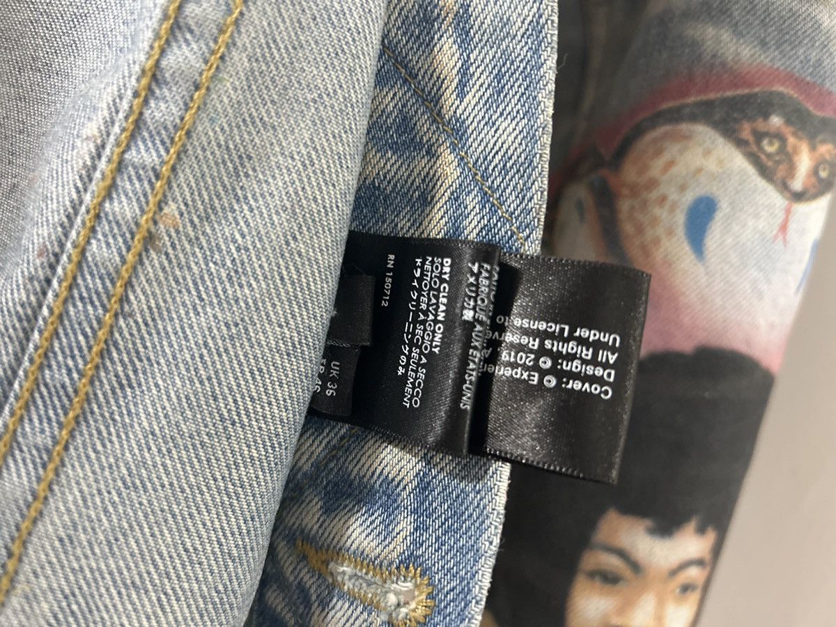 Amiri AMIRI Jimi Hendrix Denim Trucker Jacket Size US S / EU 44-46 / 1 - 7 Thumbnail