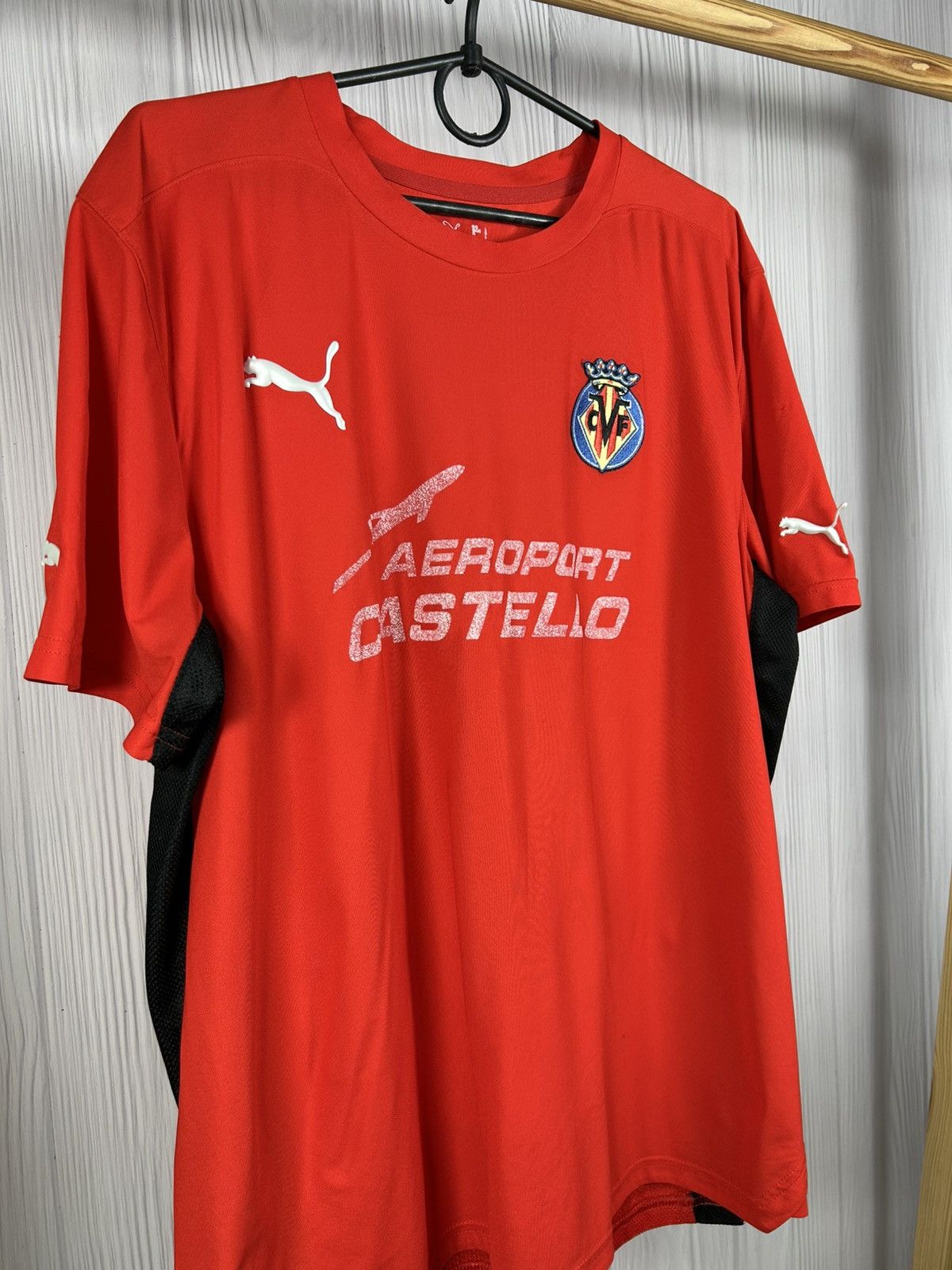 Puma Villarreal Training/Leisure football shirt 2008/09 Jersey L Size US L / EU 52-54 / 3 - 2 Thumbnail