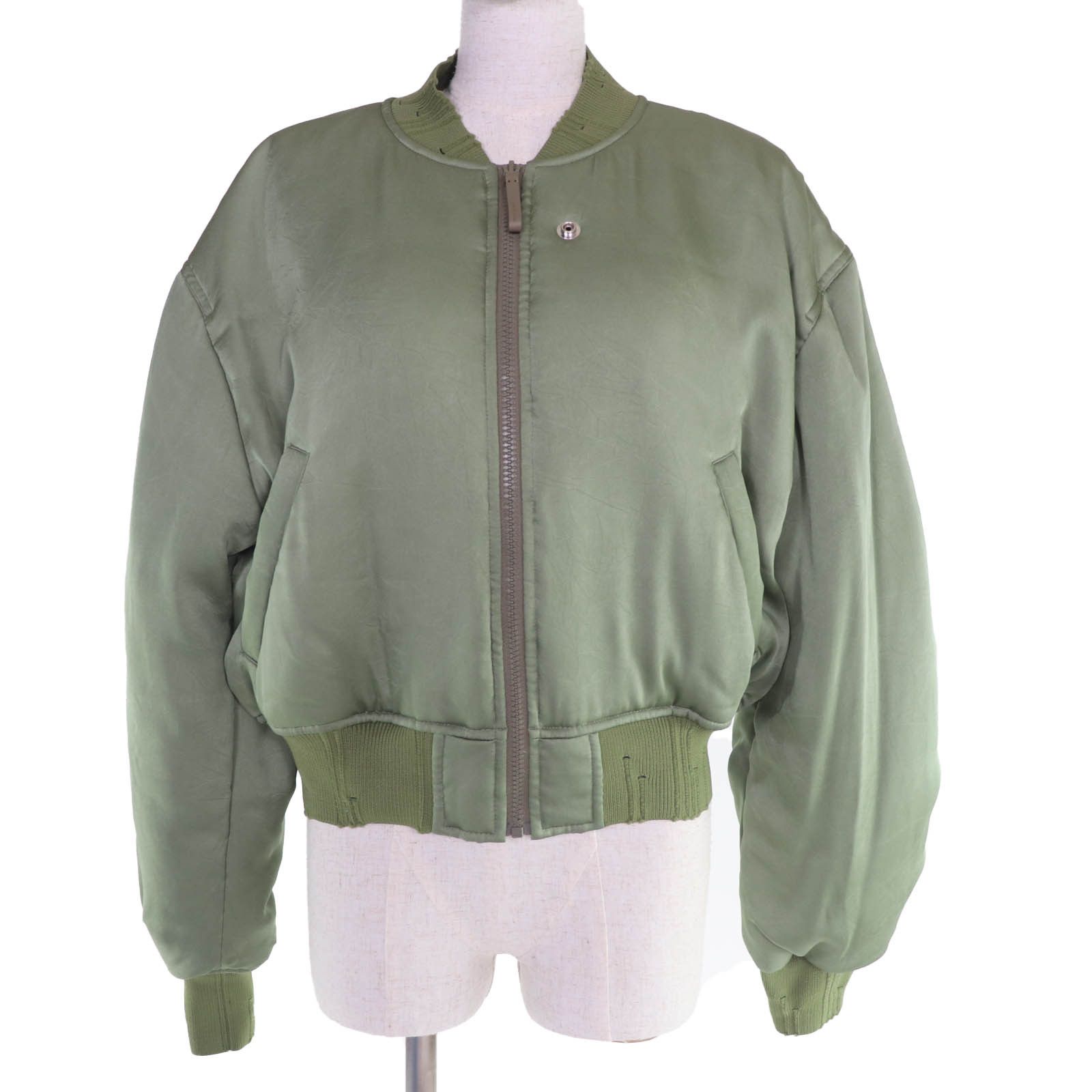 Acne Studios Acne Studios Acne Studios Logo Patch Polyester Bomber Jacket Textile Outerwear FN-WN-OUTW000846 DUTY FREE for USA Size ONE SIZE - 1 Thumbnail