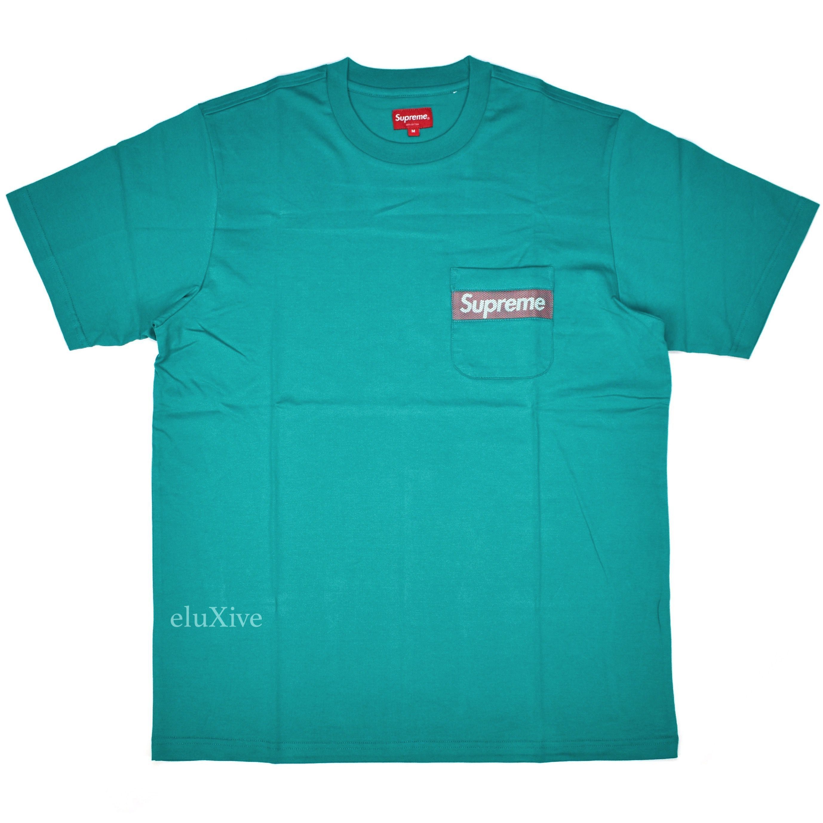 Supreme × Vintage Late 90s Single Stitch Supreme Box Logo Navy Tee