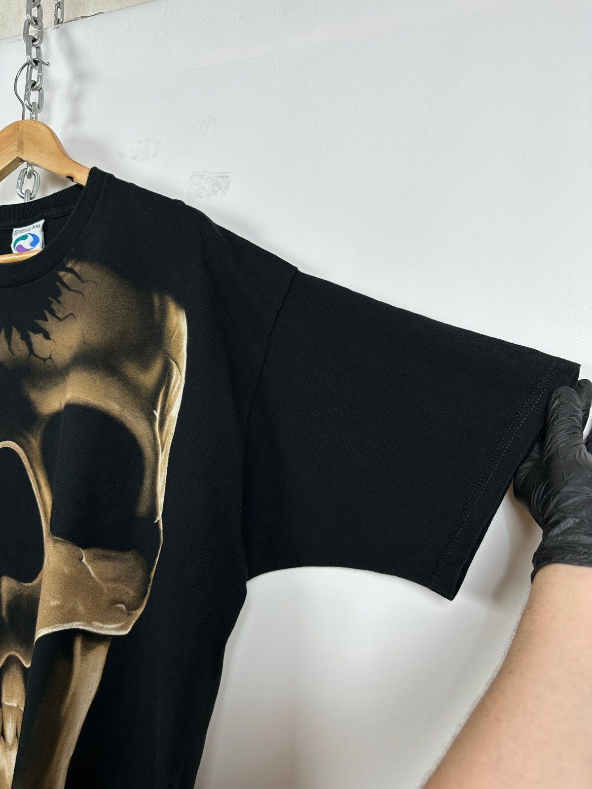 Liquid Blue 1999 Vintage Liquid Blue Skull All Over Print T-Shirt Size US XXL / EU 58 / 5 - 11 Thumbnail