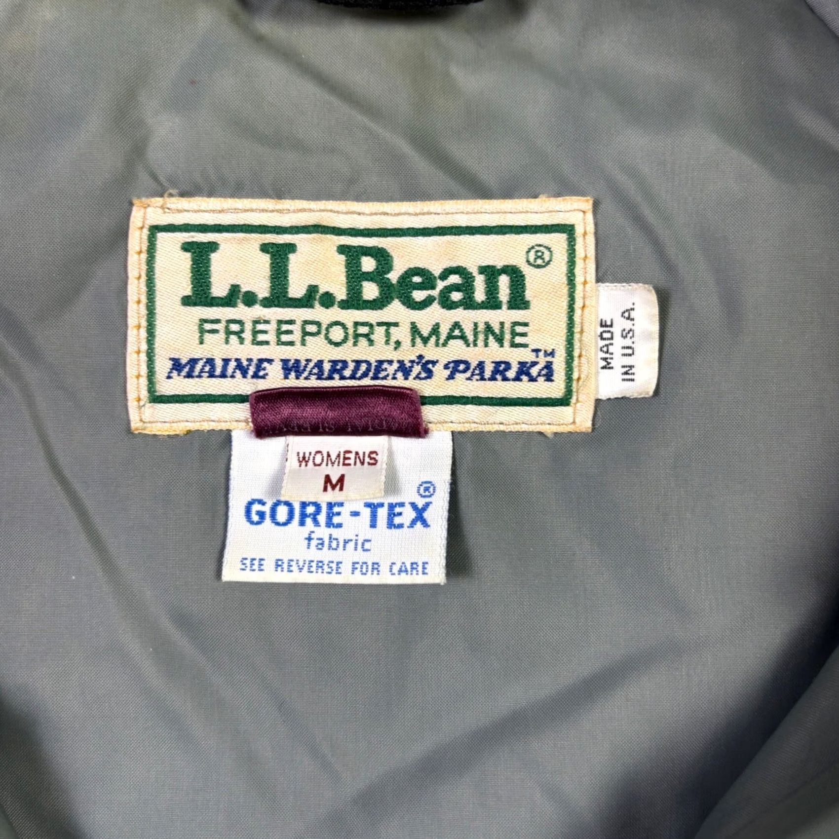 Vintage VINTAGE L.L. Bean Maine Wardens Parka Womens M Gore-Tex Insulated Hooded Jacket Coat Size M / US 6-8 / IT 42-44 - 5 Thumbnail