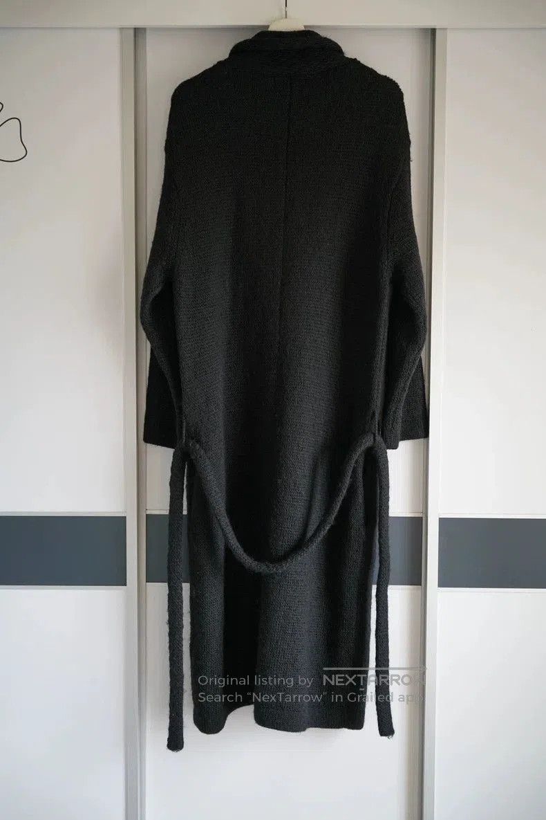 Yohji Yamamoto Wool Belted Coat.