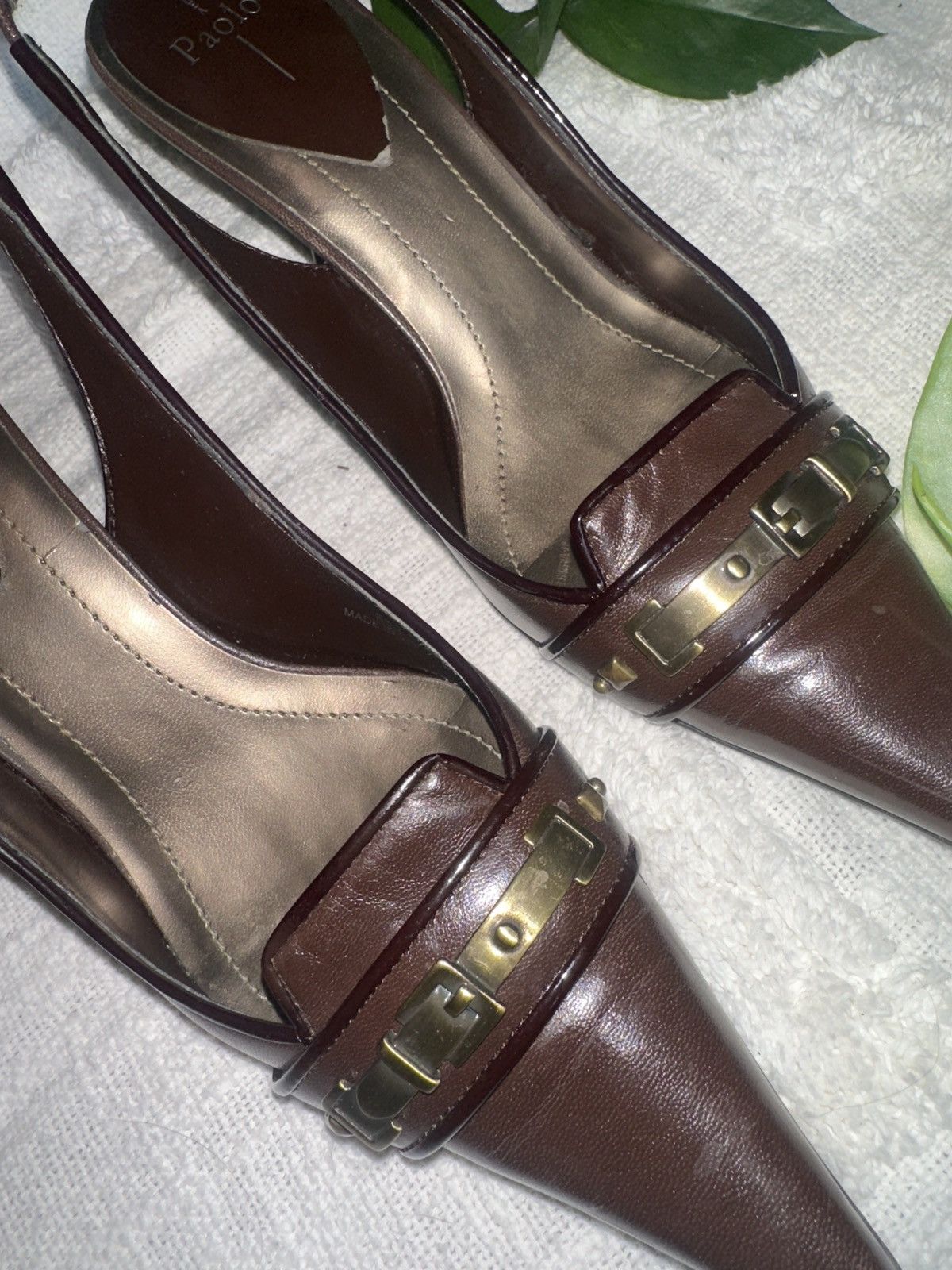 Vintage Linea Paolo Kitten Heels Size US 8 / IT 38 - 1 Thumbnail