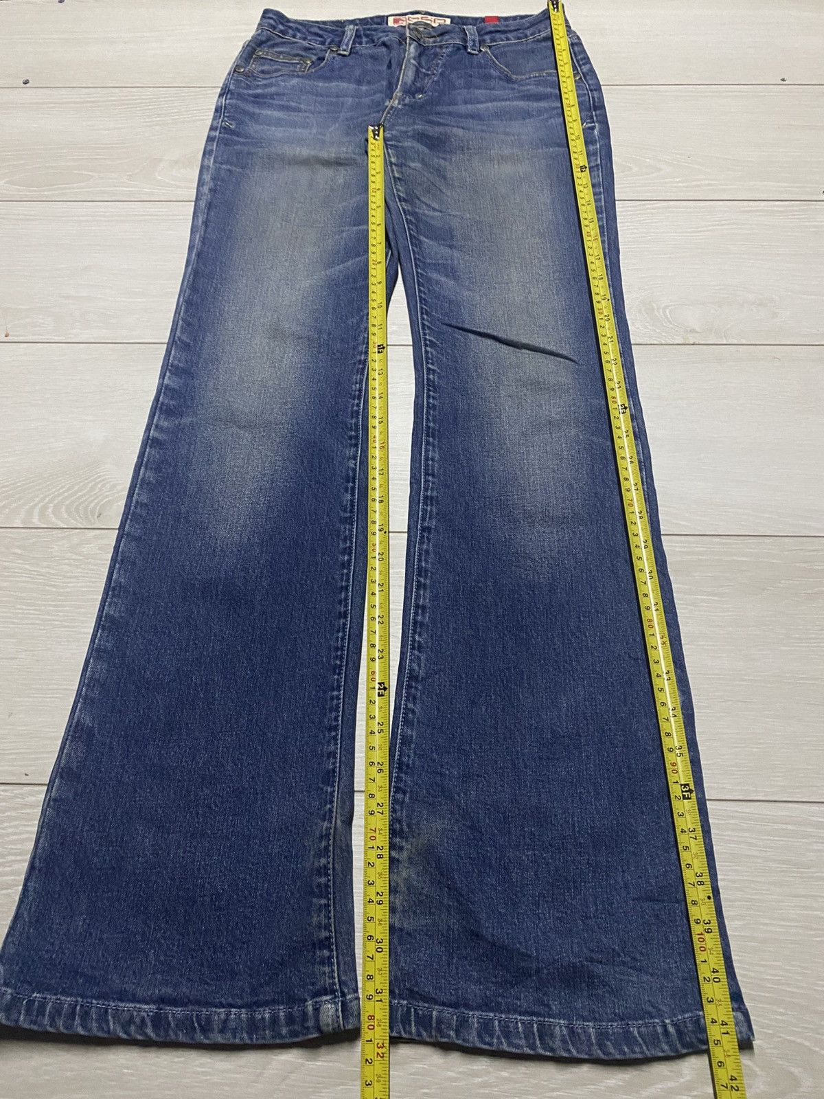 Other Vintage japanese Brand BSO Faded Wash Bootcut Flare Jeans Size US 28 / EU 44 - 17 Thumbnail