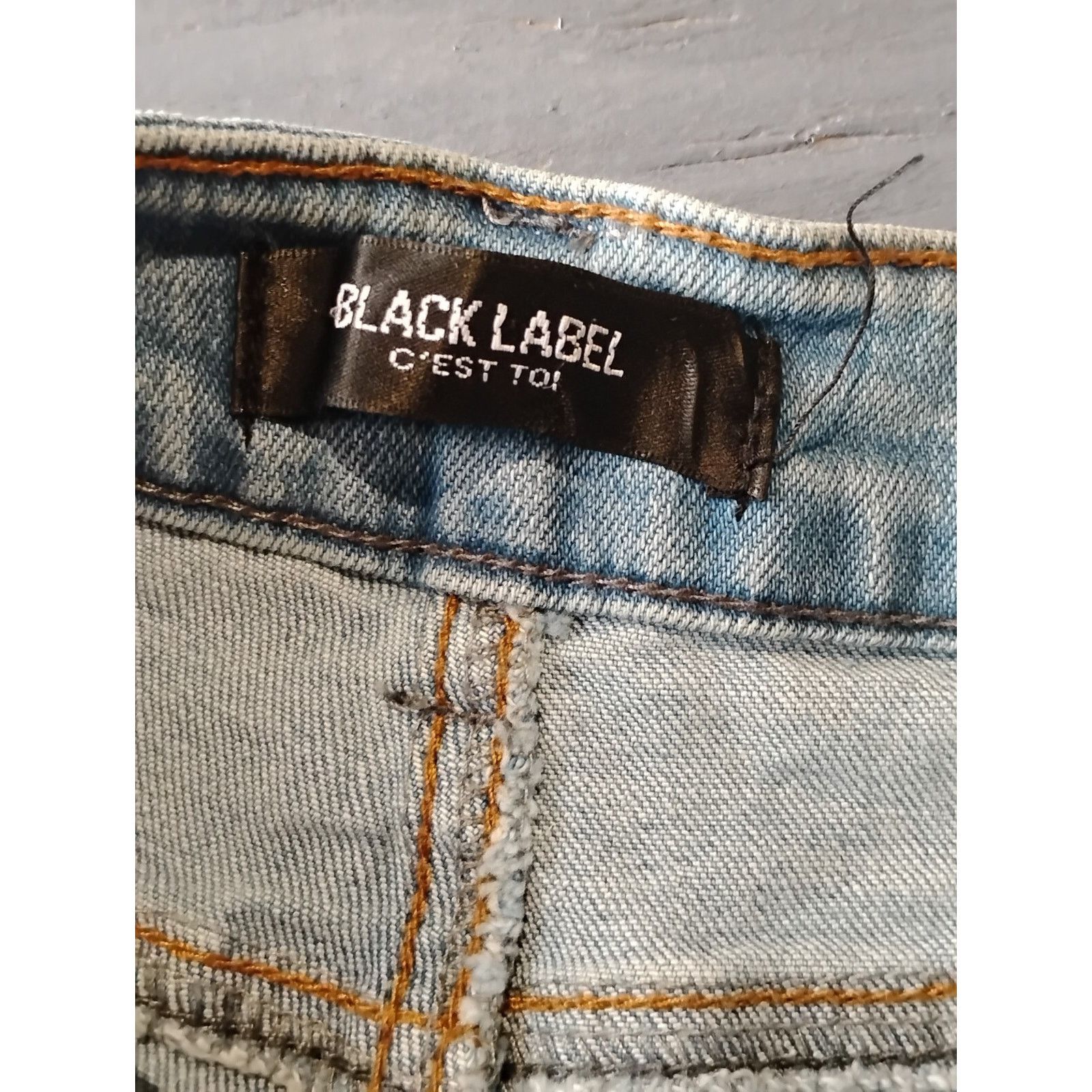 Black Label Black Label C' Est Toi Women's (Medium) Denim Shorts Size 34" / US 12 / IT 48 - 15 Thumbnail