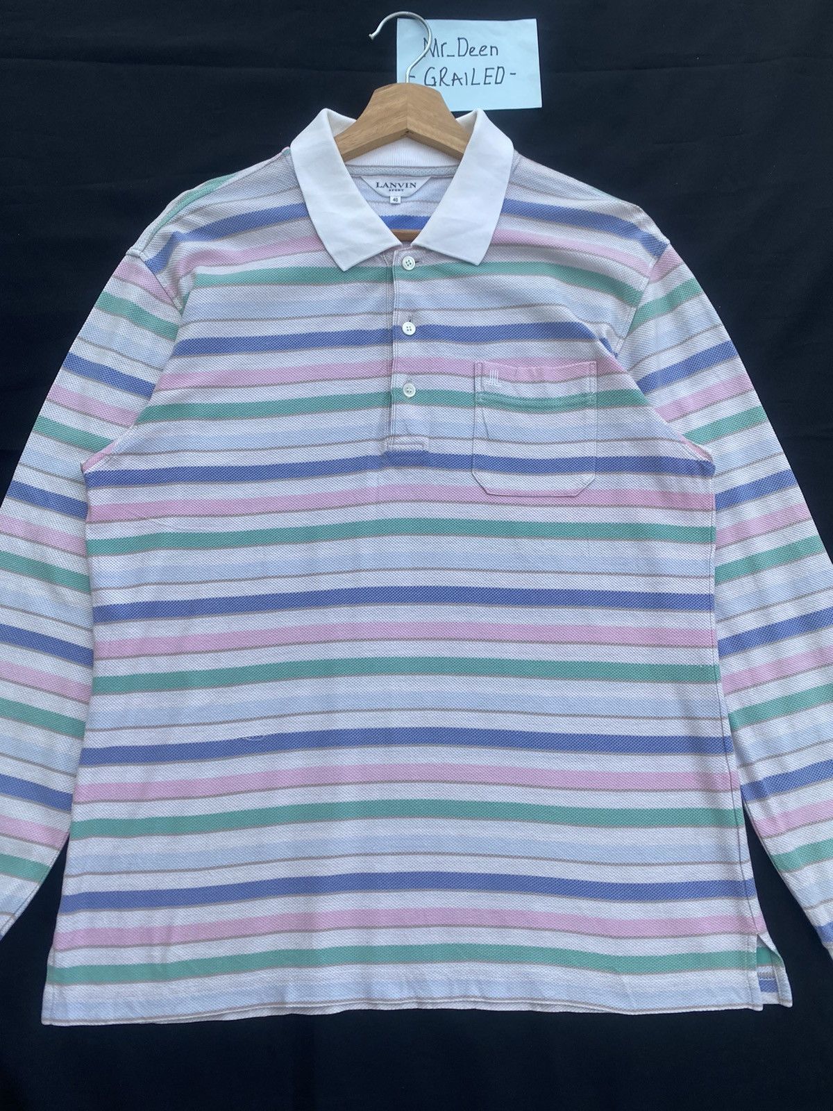 Lanvin Rare Vintage LANVIN Sport Polo Shirt Size US S / EU 44-46 / 1 - 5 Thumbnail