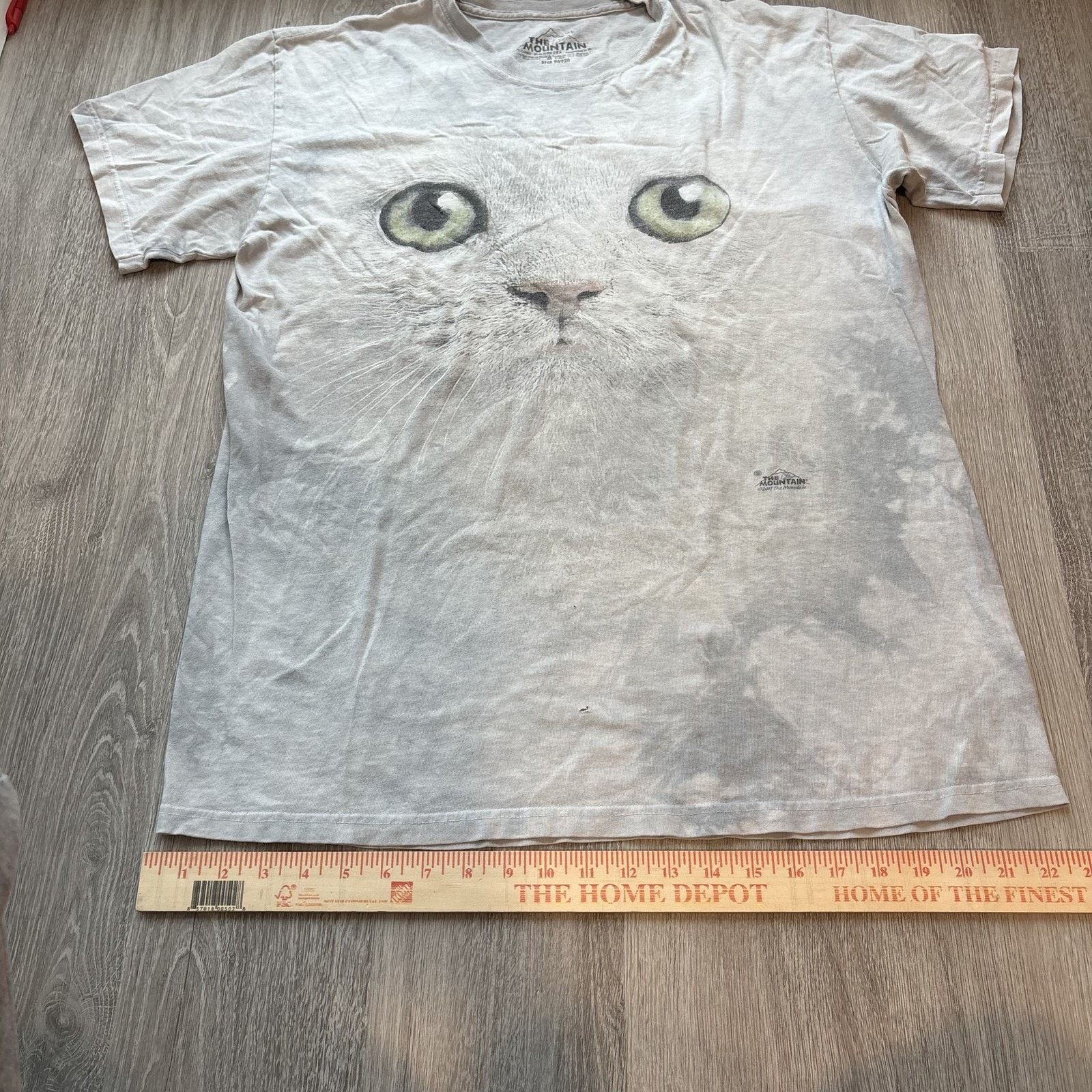 The Mountain The Mountain White Cat T-Shirt Tie Dye Y2K 2011 Vintage L Size US L / EU 52-54 / 3 - 4 Thumbnail