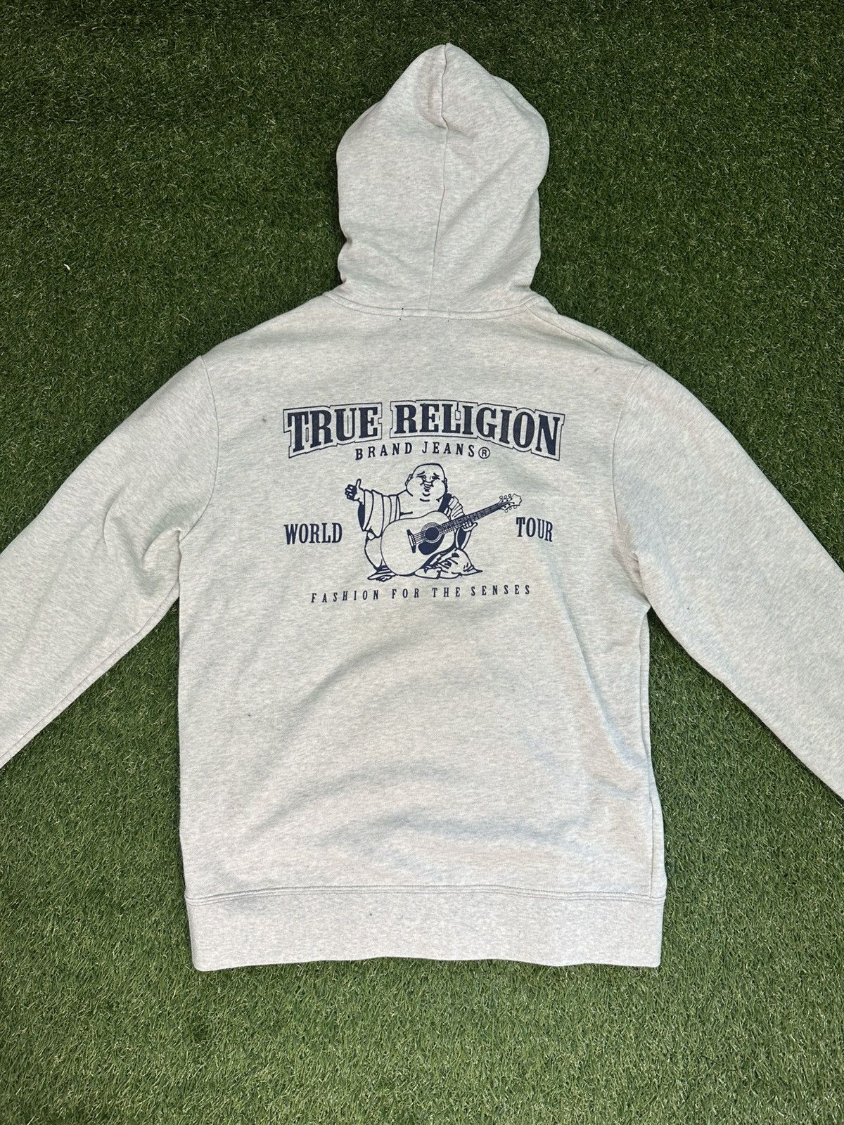 True Religion True Religion Men's Buddha Logo Zip Hoodie Size US M / EU 48-50 / 2 - 2 Thumbnail