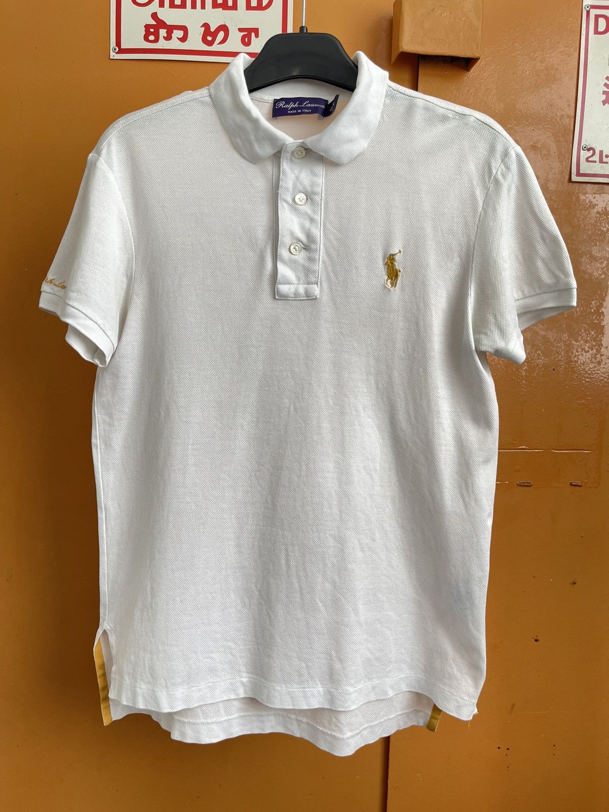Ralph Lauren Purple Label Ralph Lauren Purple Label White Gold Polo Size US XS / EU 42 / 0 - 1 Thumbnail