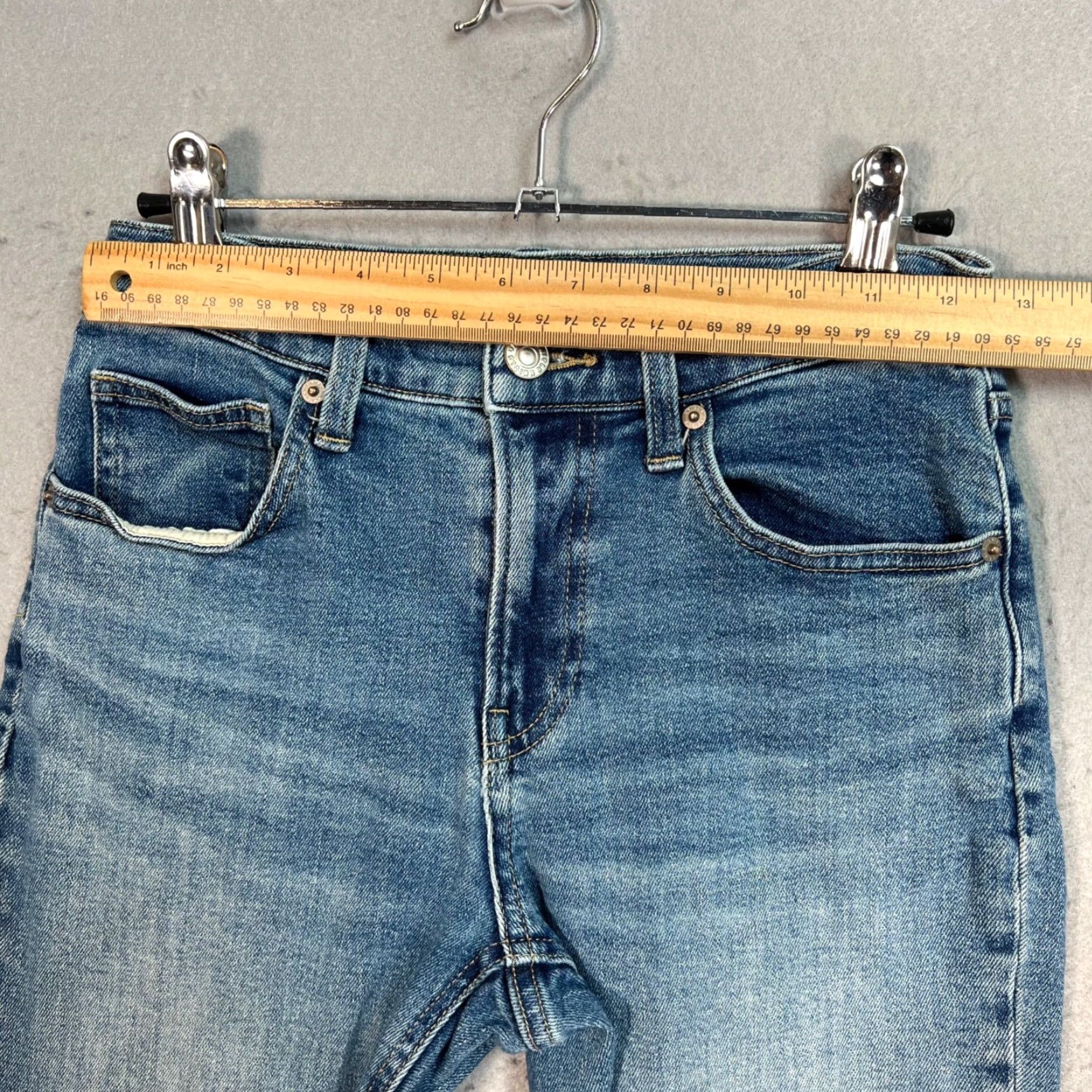 Uniqlo UNIQLO Womens Jeans Vintage/Regular Mid-Rise Skinny Denim 23 Blue Cotton Blend Adult Womens 23 Jeans Women - 26in Inseam Size 40" / US 18 - 5 Thumbnail