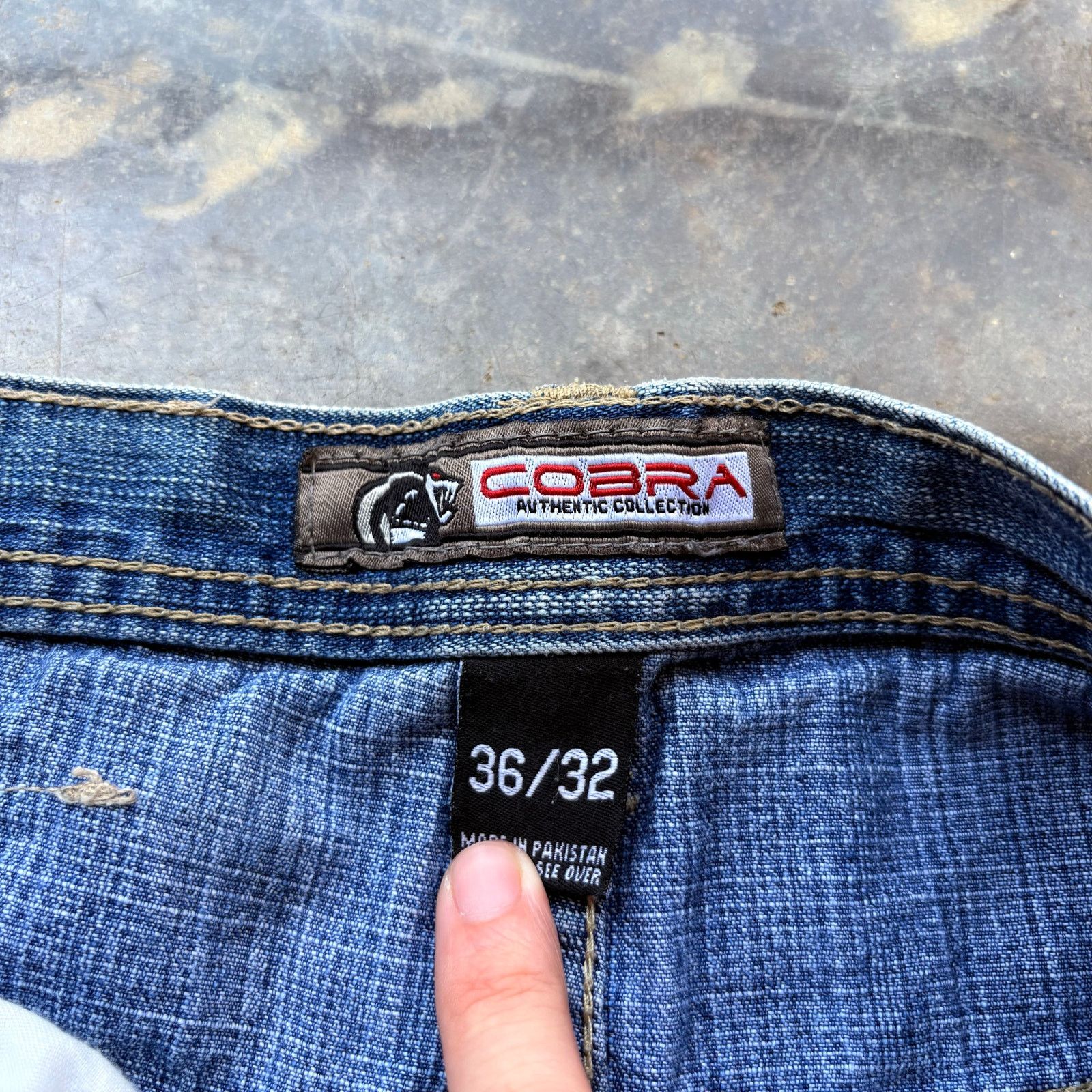 Southpole Southpole Style Baggy COBRA Faded Blue Jeans Size US 36 / EU 52 - 6 Thumbnail