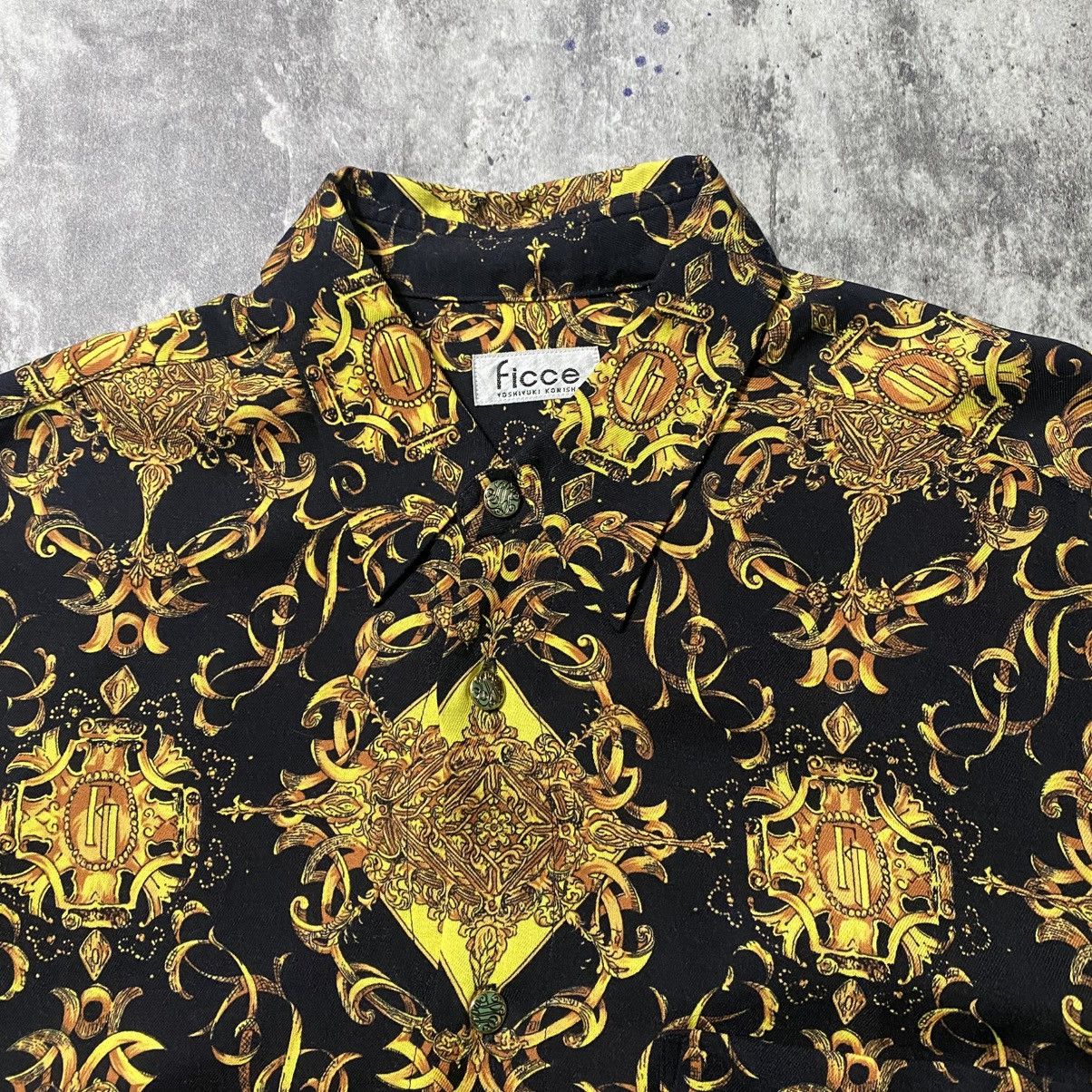 Other Vintage Ficce Yoshiyuki Konishi Designer Japan Print Shirt Size US L / EU 52-54 / 3 - 3 Thumbnail