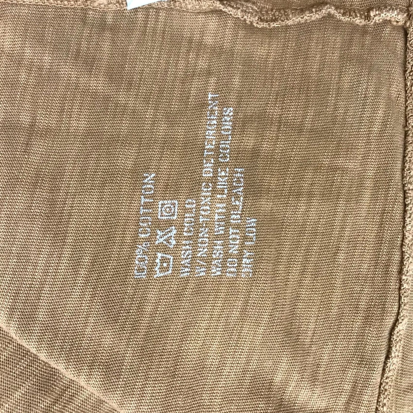 Alex Mill ALEX MILL Cotton T-Shirt Slub Crew Neck Short Sleeve Ochre Yellow Women S Small Size S / US 4 / IT 40 - 8 Thumbnail
