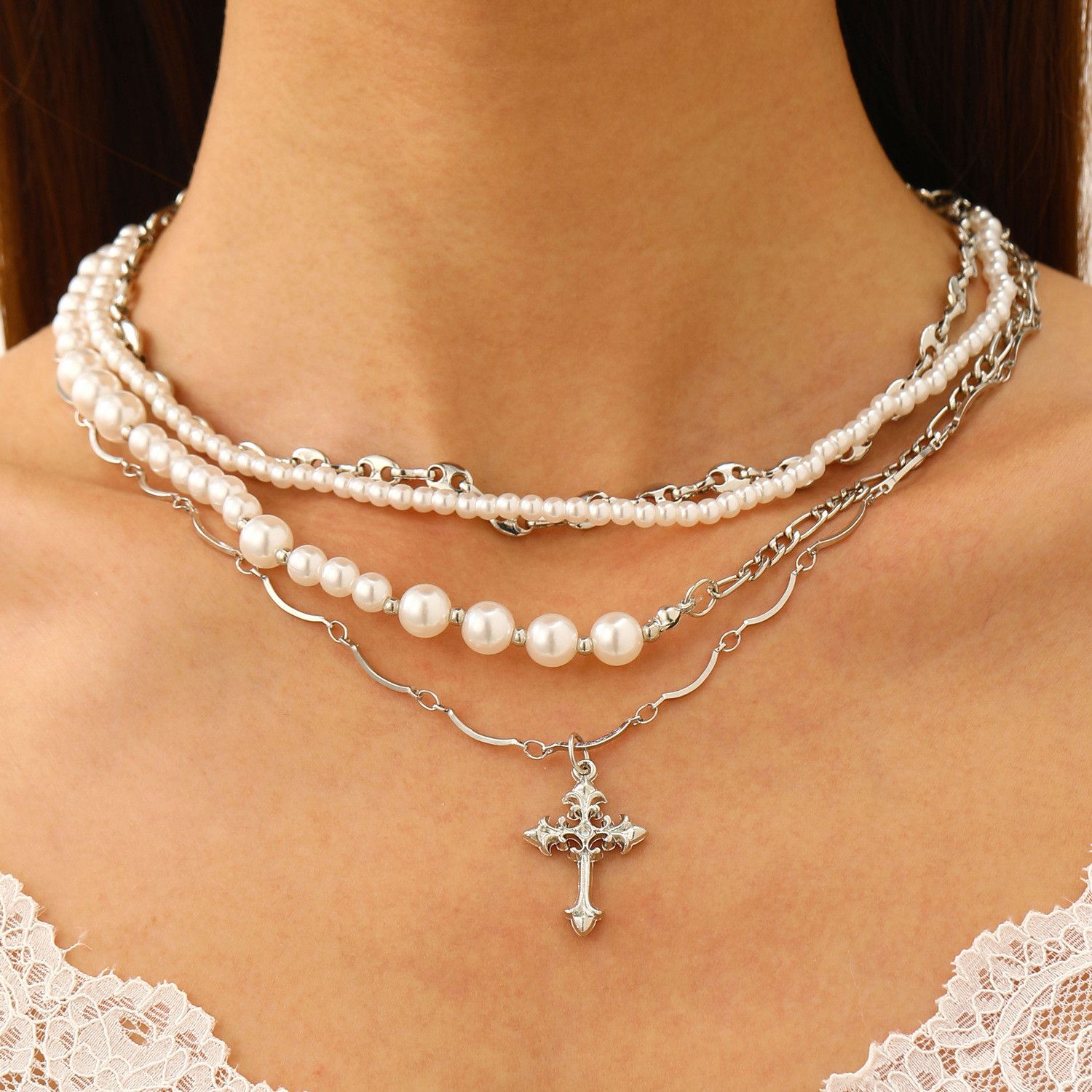 Other Hip-hop STEAL! Y2K Chains Necklace Chain Size ONE SIZE - 2 Thumbnail