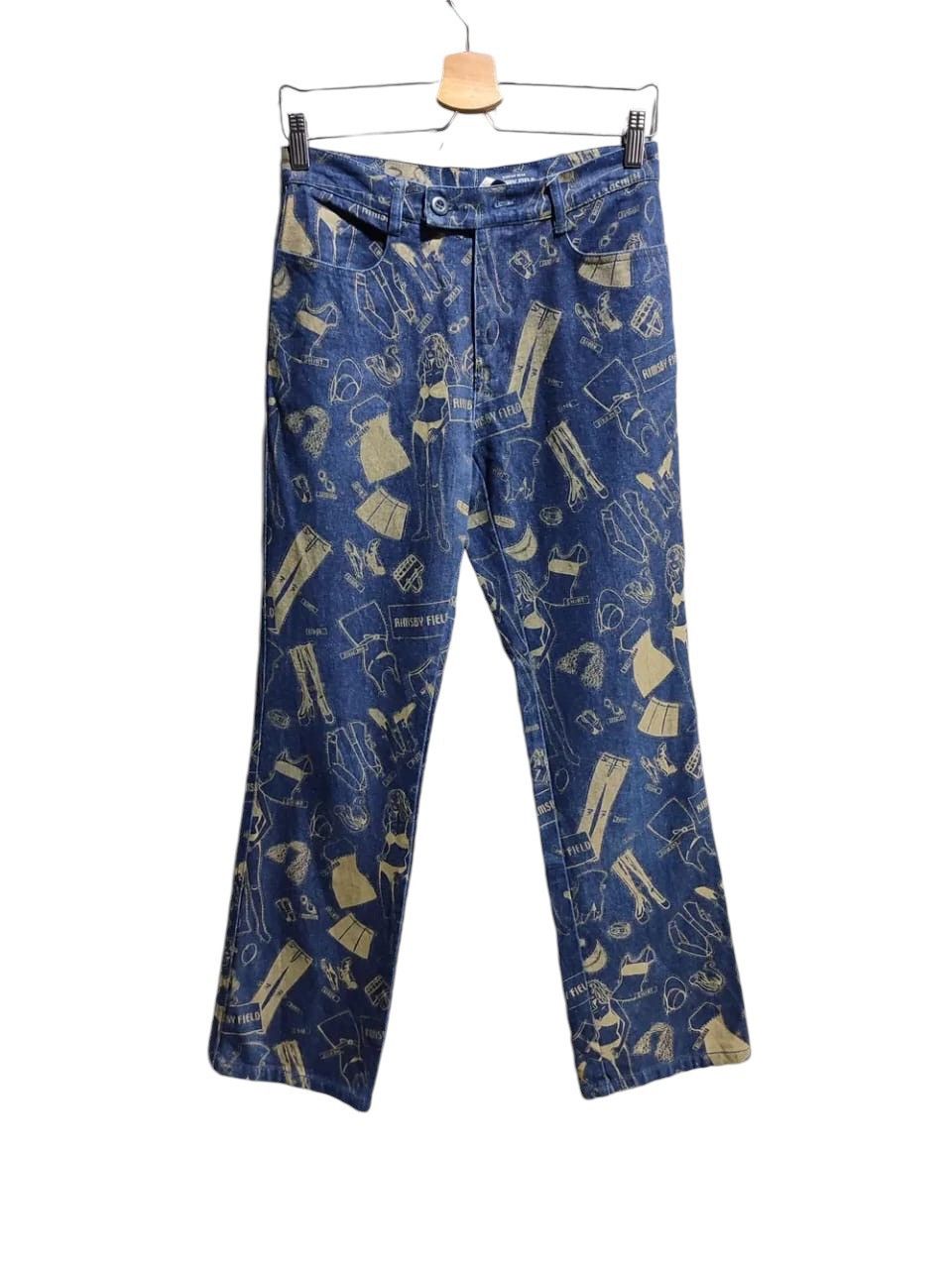 Japanese Brand Rimsby Field Fullprint Pants Size 28" / US 6 / IT 42 - 1 Thumbnail