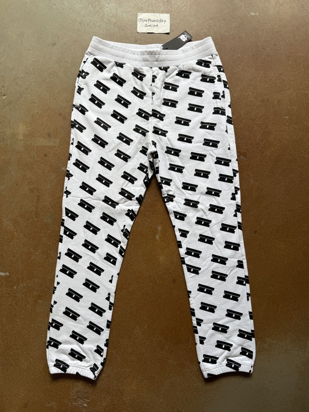G59 Records $UICIDEBOY$ G59 Records Razor Sweatpants White Medium Size US 32 / EU 48 - 3 Thumbnail