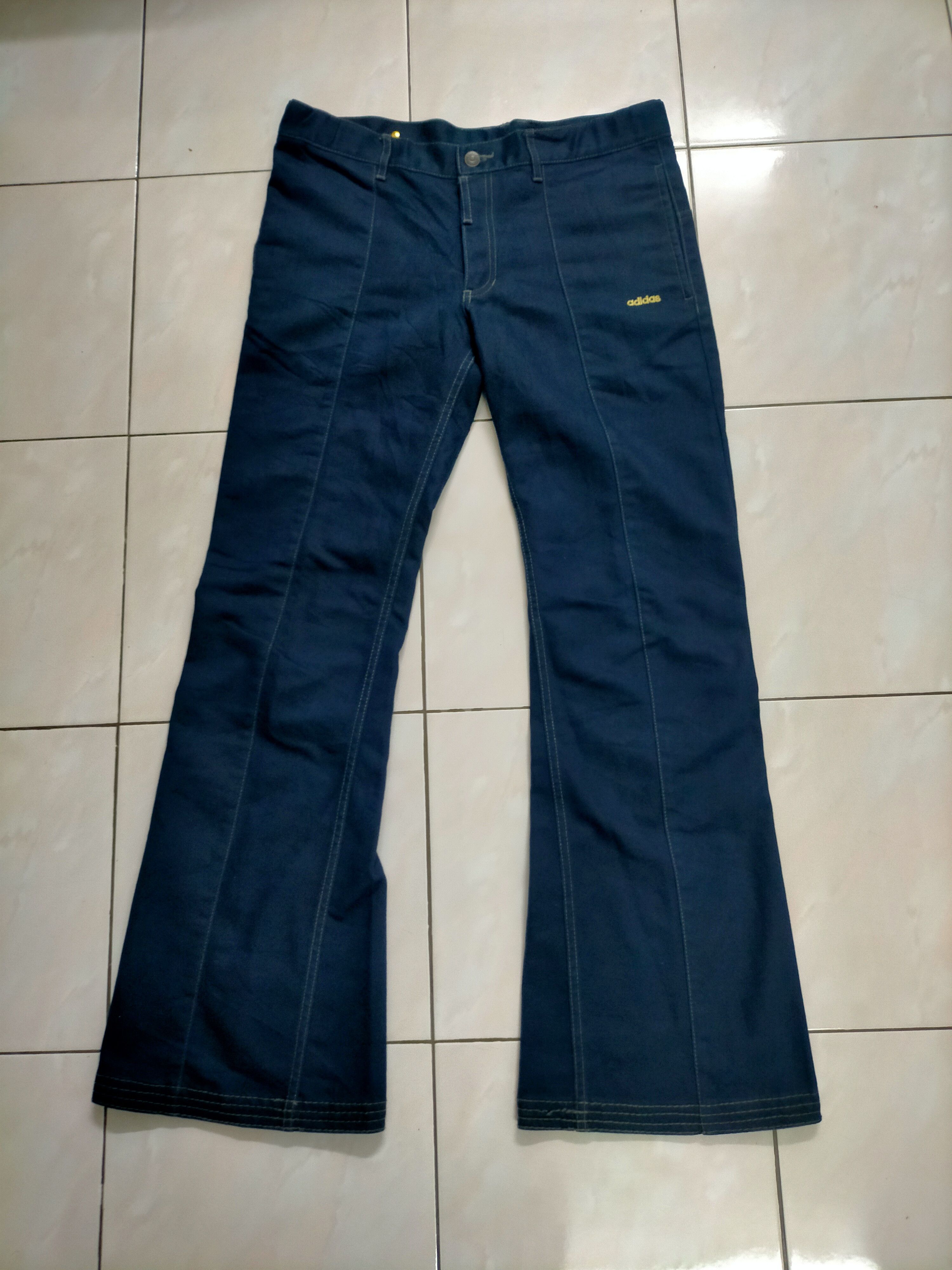 Adidas Vintage Flare Jeans by Adidas Y2K Denim Pant Size US 34 / EU 50 - 1 Thumbnail