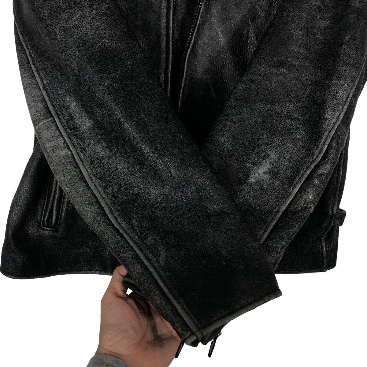 Japanese Brand 🔥90’s Vintage Leather Jacket Biker House Of West Racer Size US XL / EU 56 / 4 - 12 Thumbnail