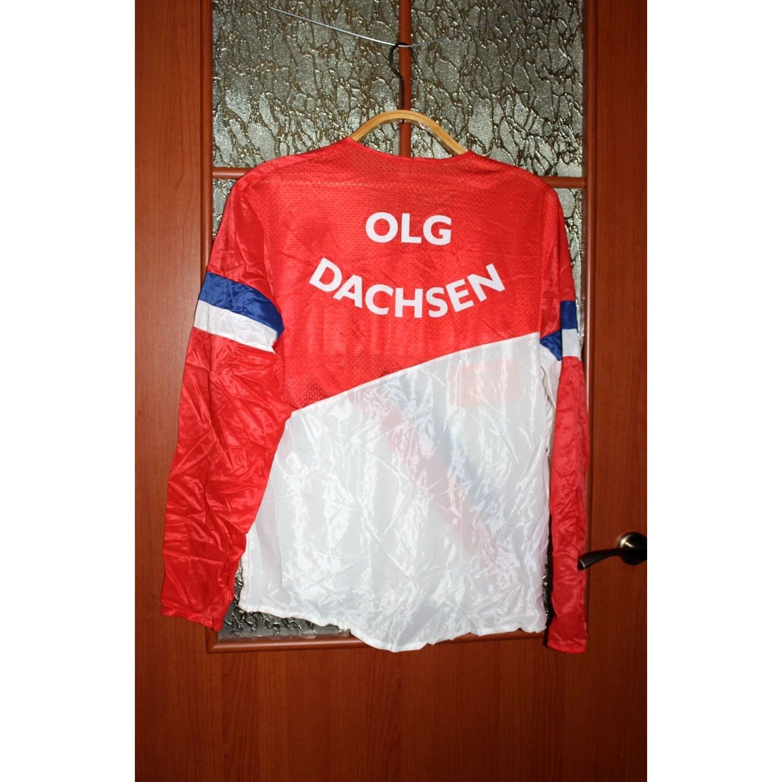 Vintage Toyota OLG Dachsen Trail Running Shirt jersey -L Mens Red/White Jersey Sports Shirt OL GT Trail L Mens Red/White Jersey Size US L / EU 52-54 / 3 - 5 Thumbnail