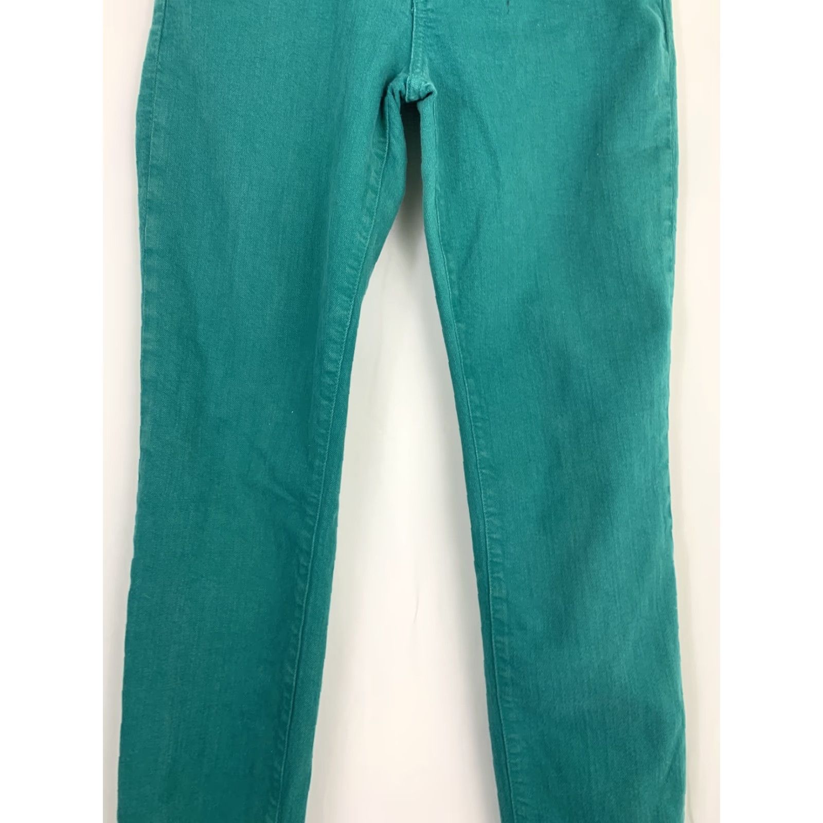 Vintage Joes Jeans Womens Jeans Chelsea Skinny 28x33 Stretch Jade Green 27 28in Inseam 33 Cotton Blend Denim Green Size 28" / US 6 / IT 42 - 3 Thumbnail