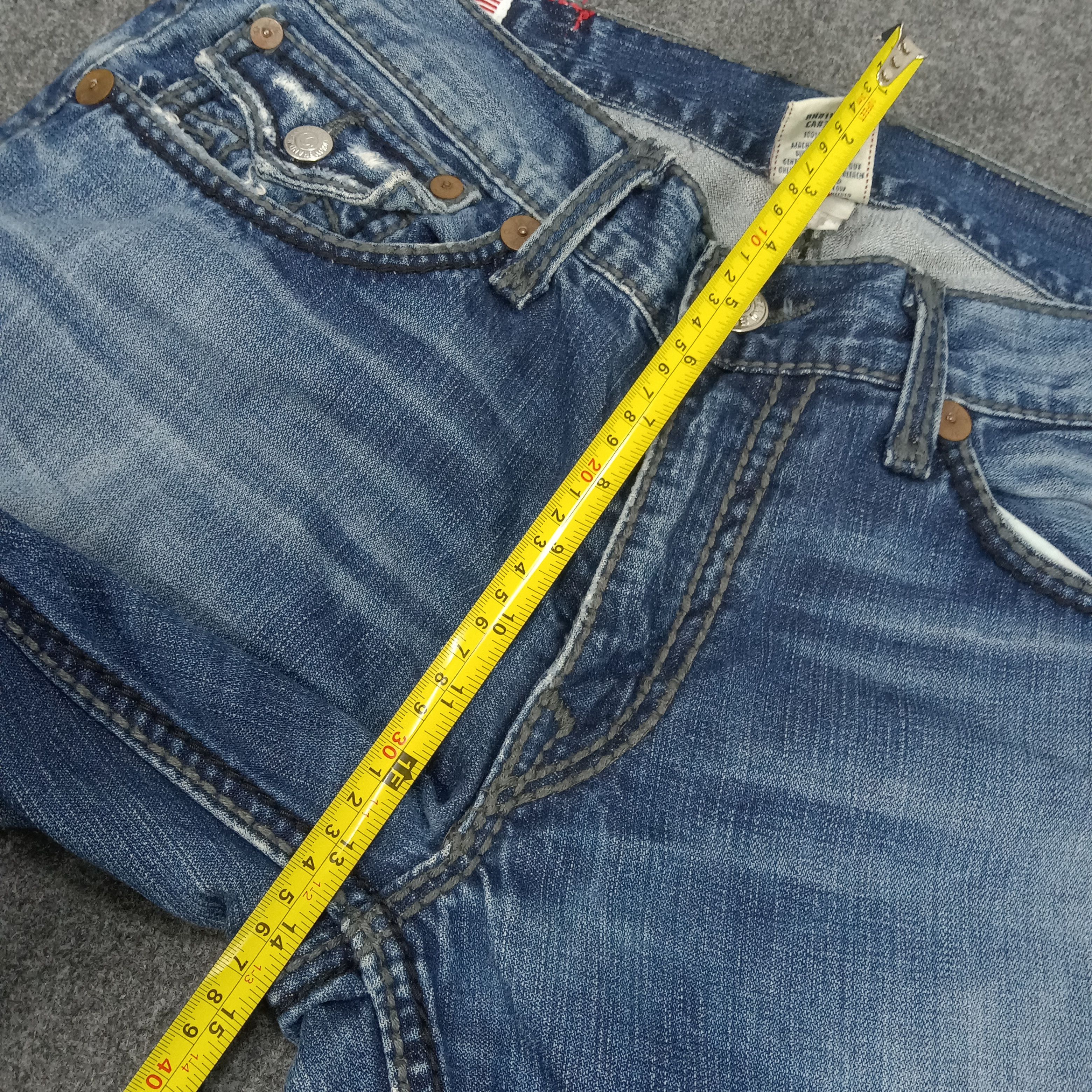 True Religion × Vintage True Religion American Brand Distressed Denim Jeans Size US 35 - 12 Thumbnail