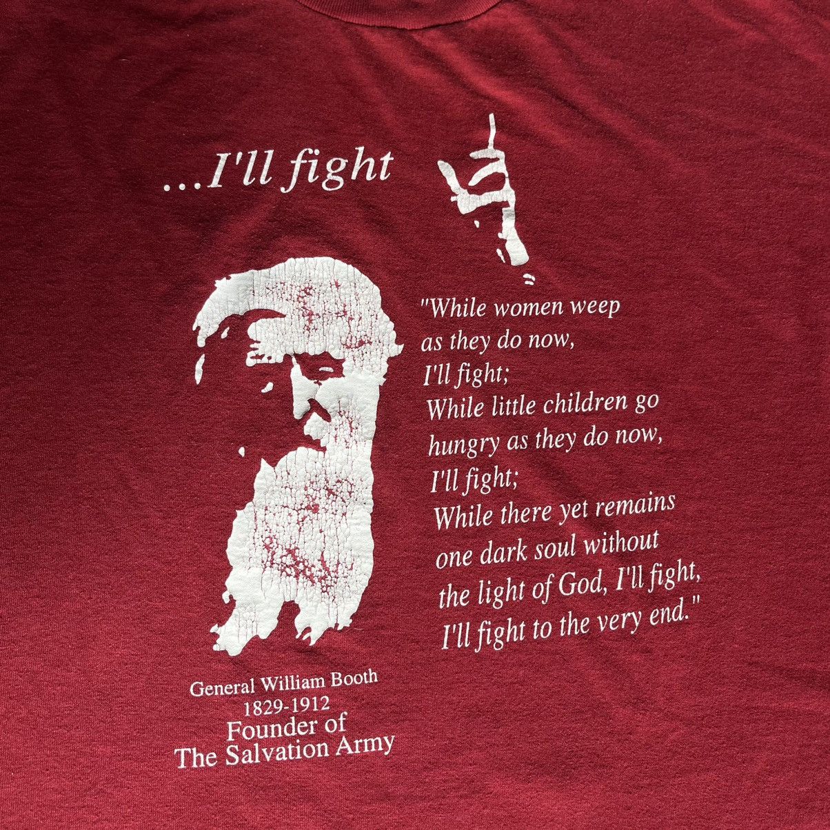 Vintage Vintage 1990s William Booth Salvation Army Christian T Shirt Size US XXL / EU 58 / 5 - 3 Thumbnail