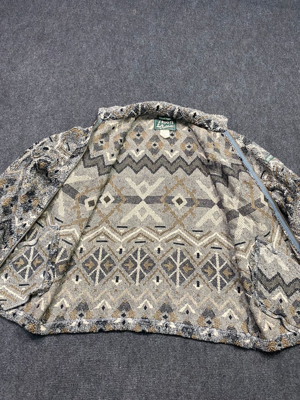 Roots Roots Deep Pile Fleece Geometrical Outdoor Jacket Size US M / EU 48-50 / 2 - 12 Thumbnail