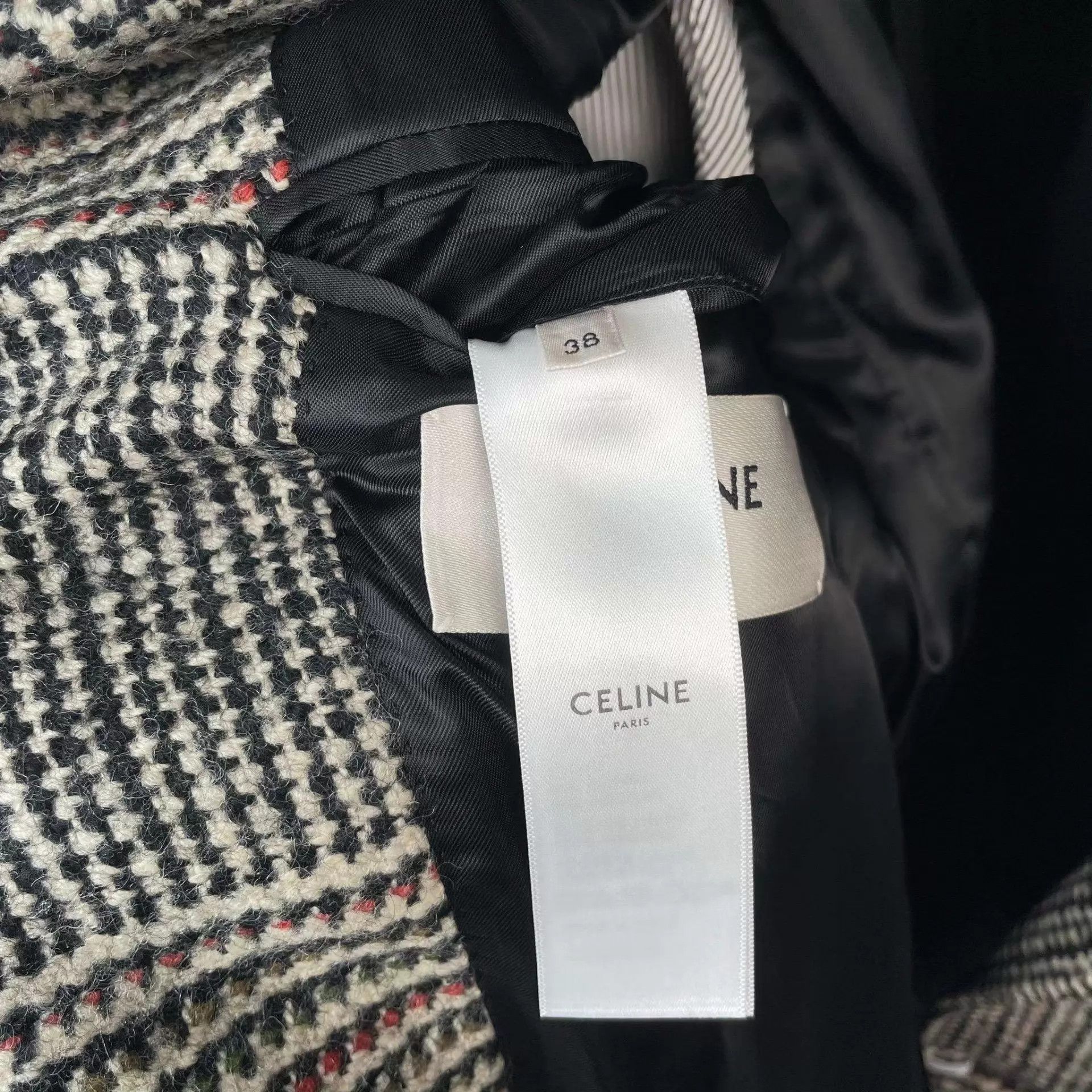 Celine Celine 98 New Wool Plaid Blazer 38 Size 38R - 5 Thumbnail