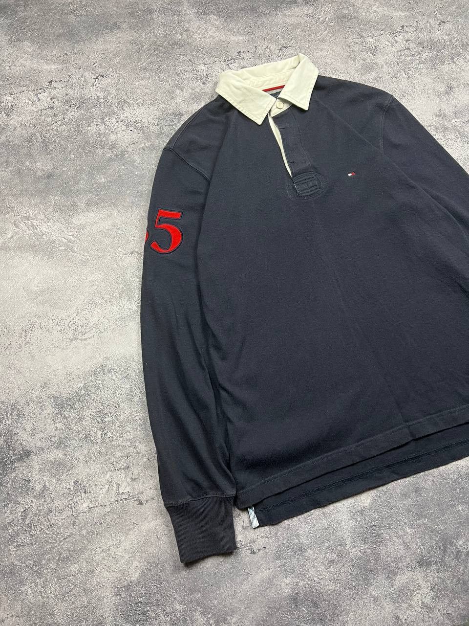Tommy Hilfiger Vintage Tommy Hilfiger Rugby Long Sleeve 90s Size US M / EU 48-50 / 2 - 2 Thumbnail
