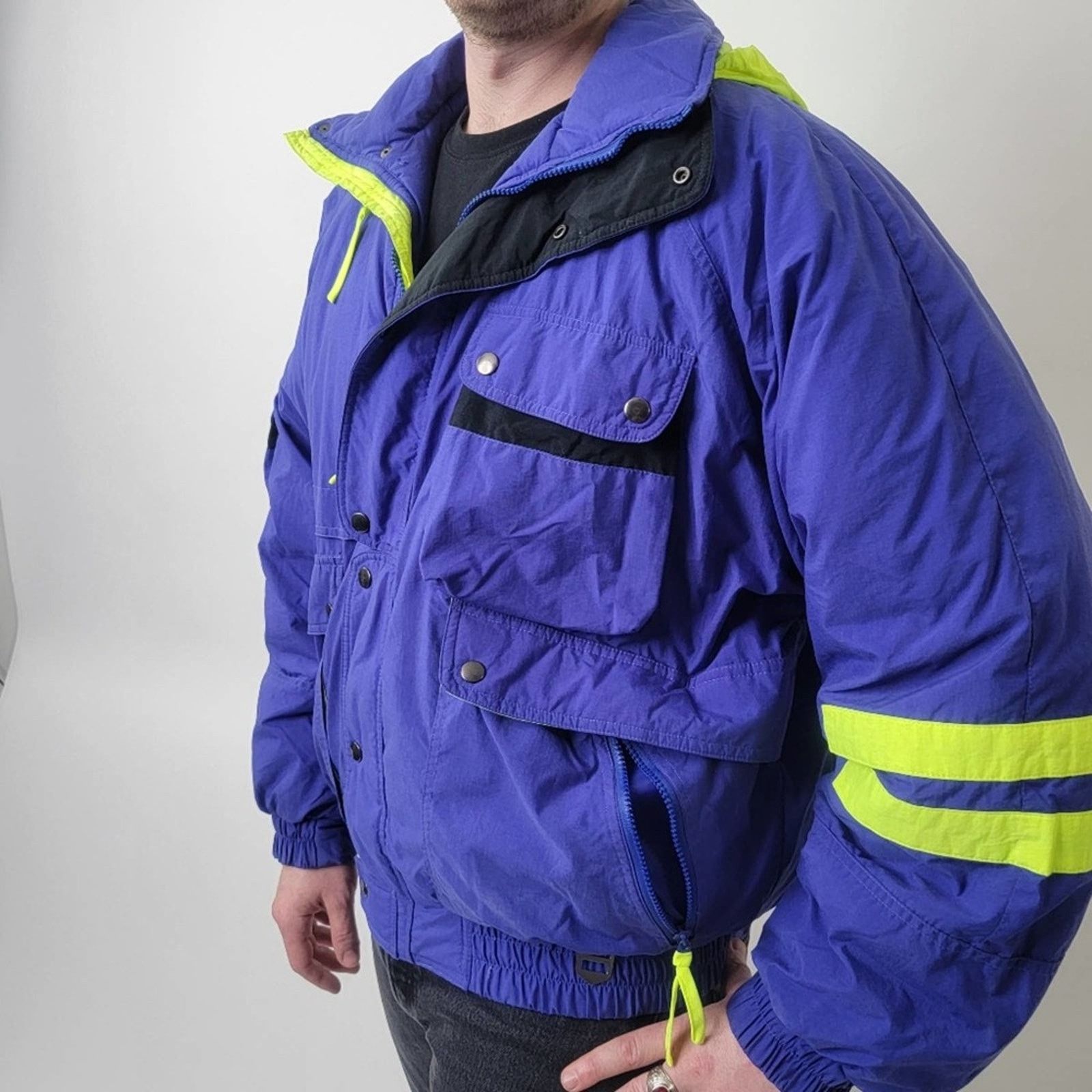 Vintage Vintage 90's Steeper Slopes Ski Snowboarding Puffer Jacket Size US L / EU 52-54 / 3 - 9 Thumbnail