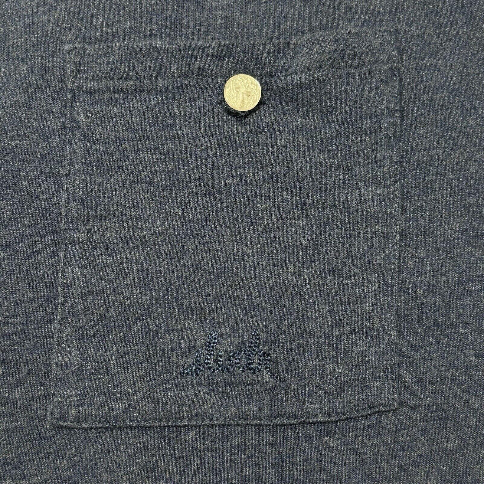 SLVDR SLVDR Medium Hidalgo Henley T Shirt Navy Blue Pocket Tee Size US M / EU 48-50 / 2 - 3 Thumbnail
