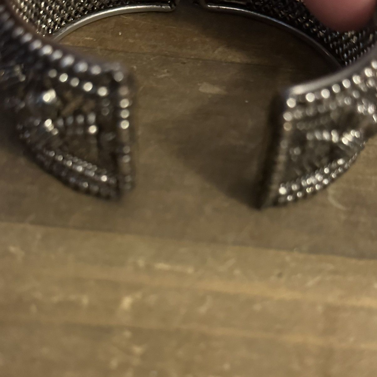 Vintage Vintage mesh art deco hinged bracelet Size ONE SIZE - 7 Thumbnail