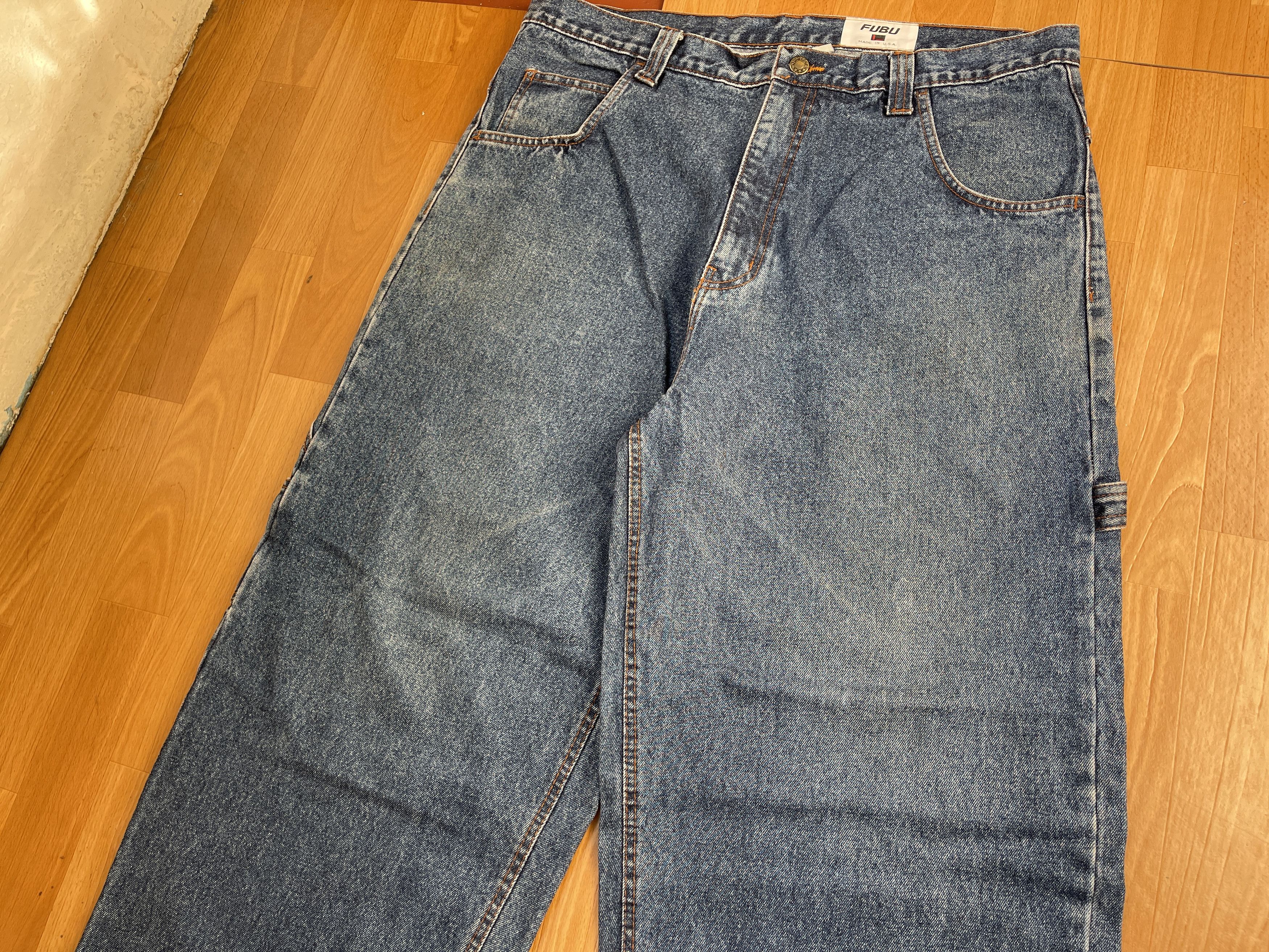 Fubu FUBU jeans, vintage baggy jeans, 90s hip hop skater Y2K 38 Size US 38 / EU 54 - 10 Thumbnail