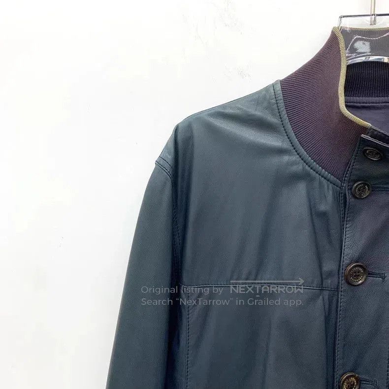 Brunello Cucinelli Brunello Cucinelli Leather Jacket L. Size US L / EU 52-54 / 3 - 9 Thumbnail