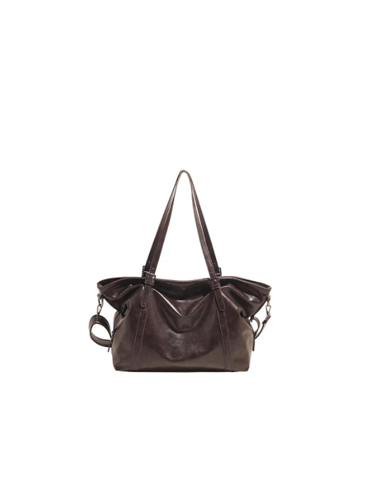 Vintage Niche Vintage Underarm Tote | PU Crossbody Street Bag Size ONE SIZE - 5 Thumbnail