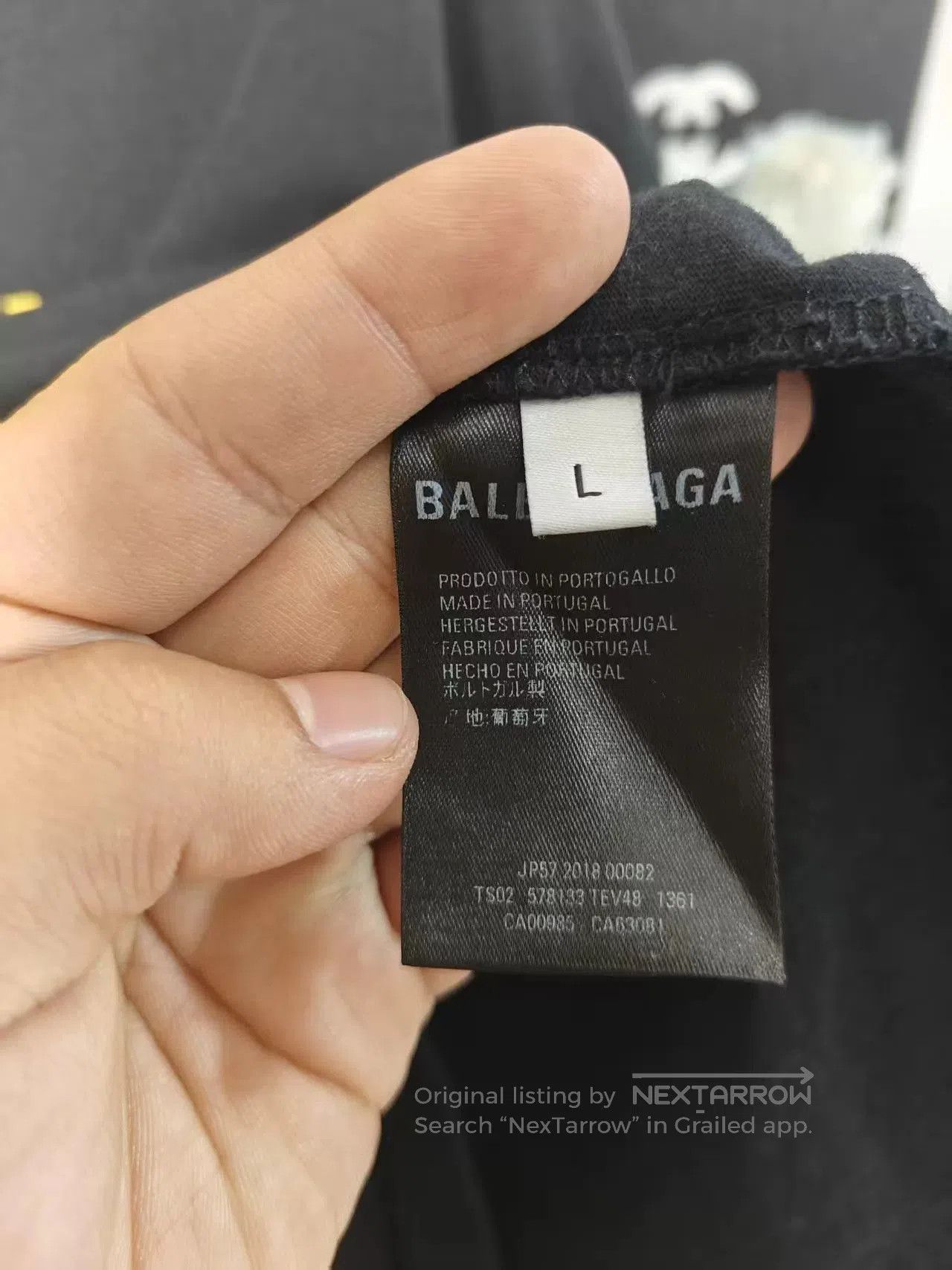 Balenciaga Balenciaga Chain Short Sleeve Shirt. Size US M / EU 48-50 / 2 - 3 Thumbnail