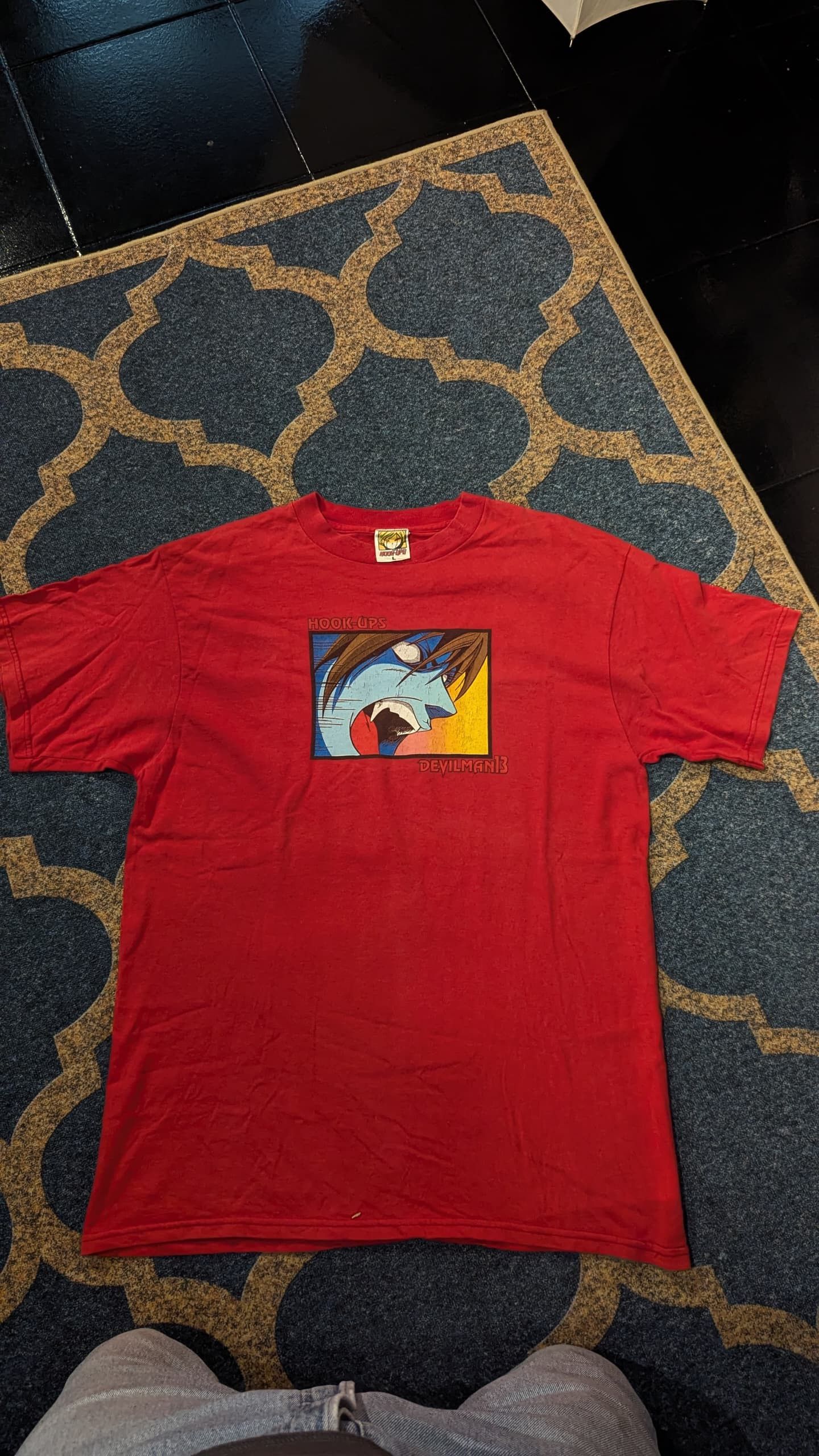Hook-Ups × Vintage Hook-Ups Devilman Red Eye Skateboarding Shirts Size US L / EU 52-54 / 3 - 3 Thumbnail