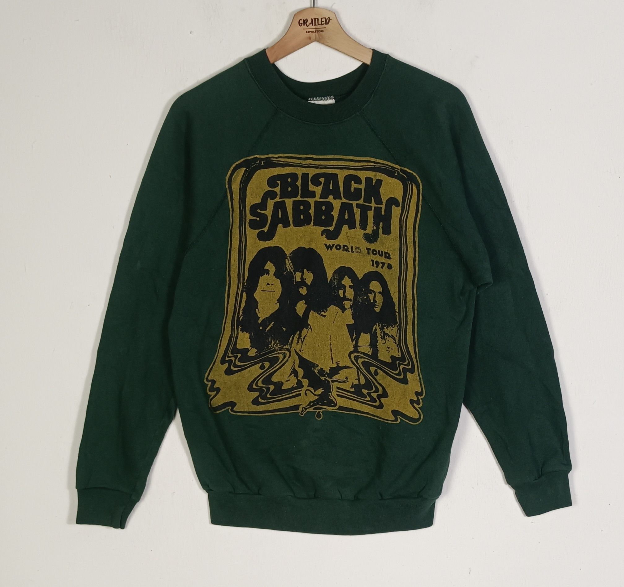 Black Sabbath Vintage💥 Black Sabbath World Tour 1978 Tultex Tag Size US M / EU 48-50 / 2 - 1 Thumbnail