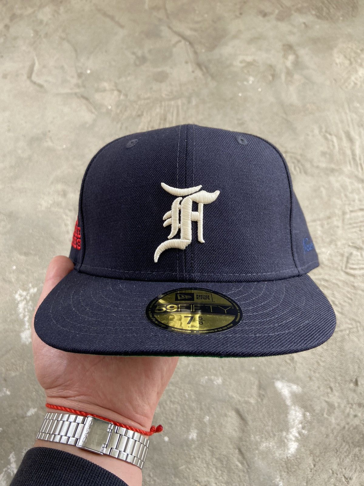 7 5/8 New Era Fear of God Essentials Fitted Cap 59FIFTY